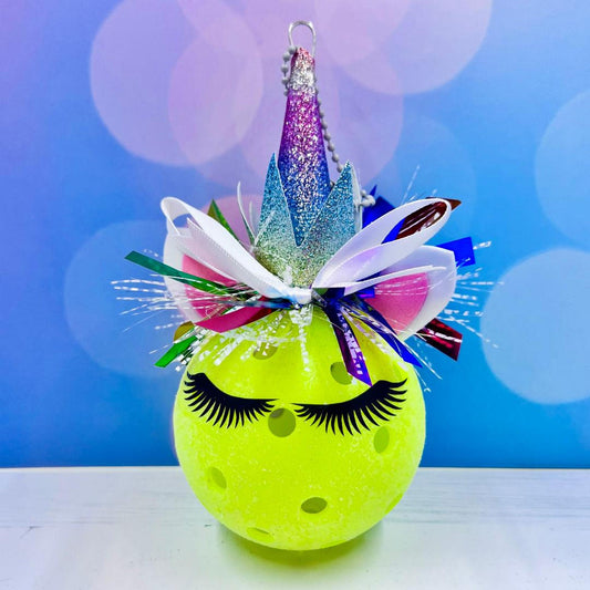 Unicorn Pickleball Ornament | Fun Pickleball Gifts