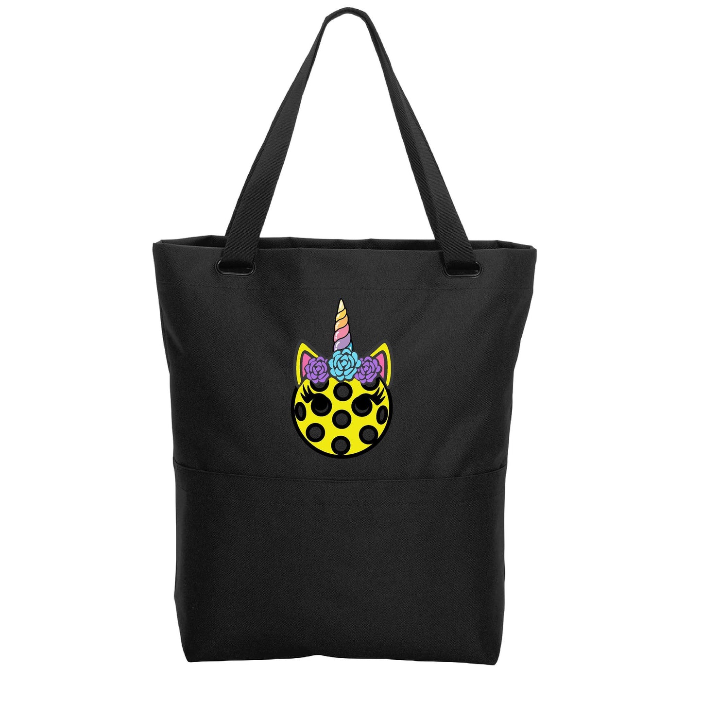 Unicorn Pickleball | Pickleball Sports Convertible Tote Bag | Medium Size Court Tote Bag