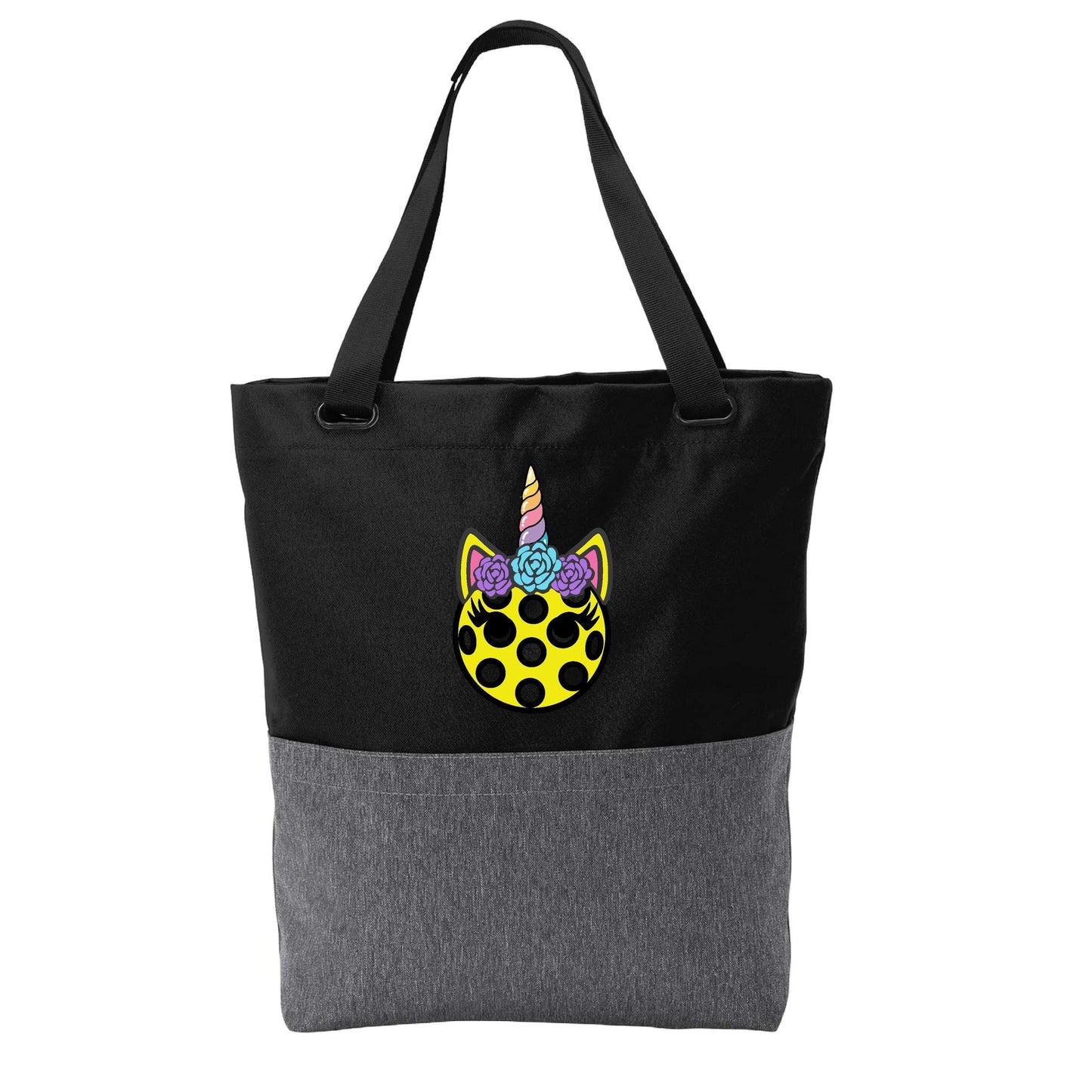 Unicorn Pickleball | Pickleball Sports Convertible Tote Bag | Medium Size Court Tote Bag