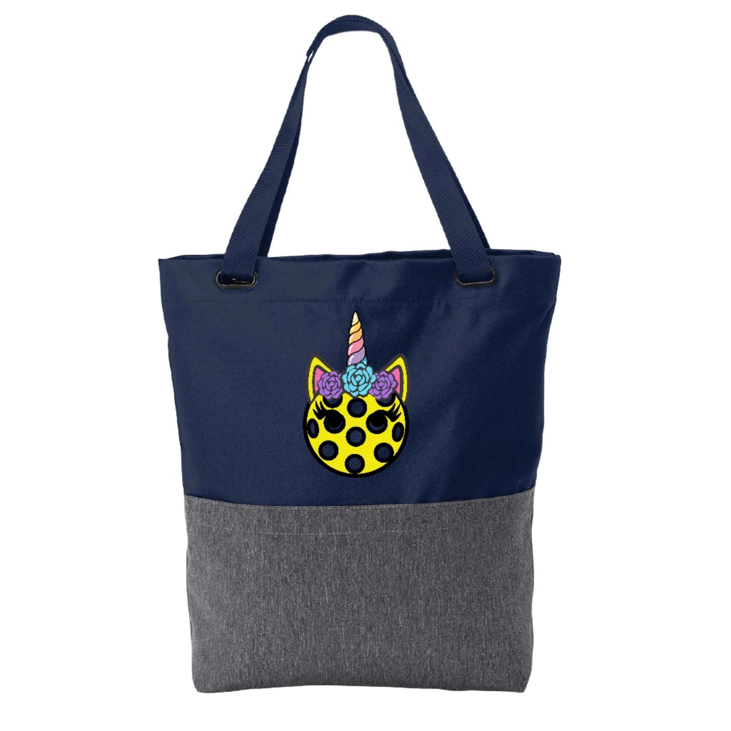 Unicorn Pickleball | Pickleball Sports Convertible Tote Bag | Medium Size Court Tote Bag