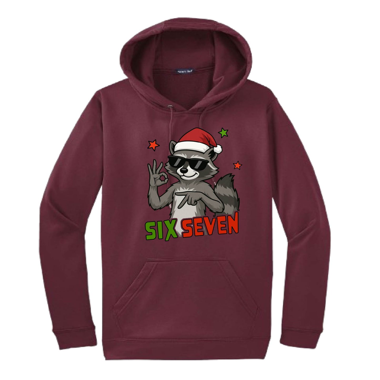 67 Raccoon | Unisex Hoodie Athletic Sweatshirt | 50% Cotton/50% Polyester