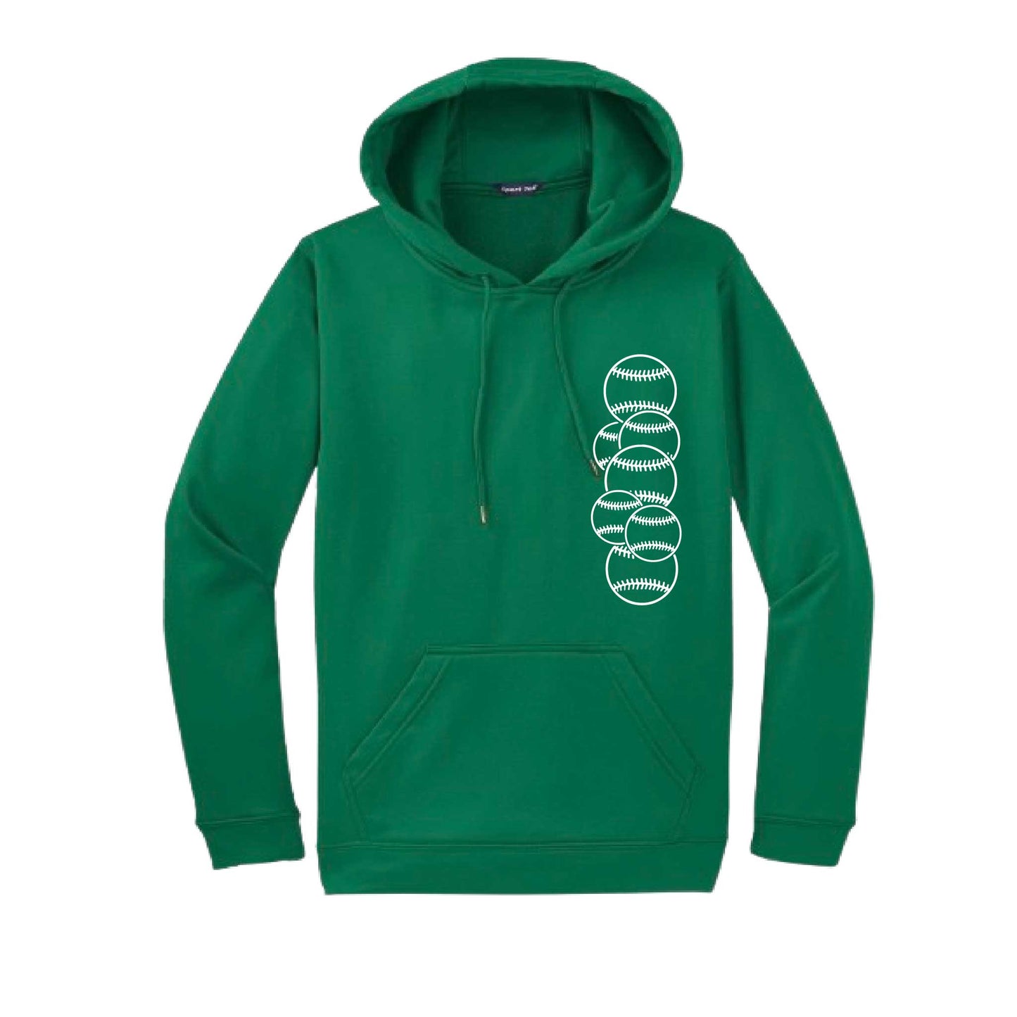 Full Count | Unisex Hoodie Athletic Baseball Sweatshirt | 50% Cotton/50% Polyester
