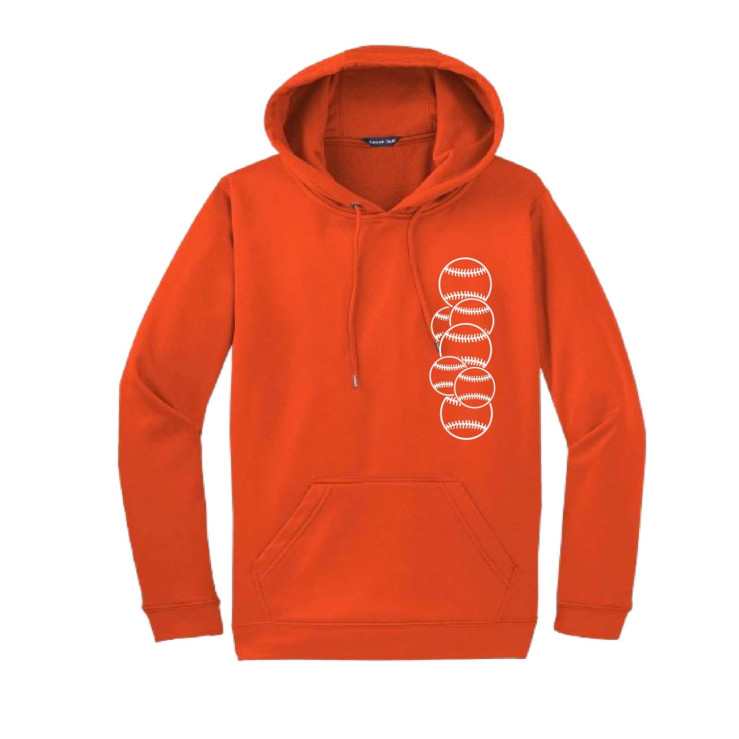 Full Count | Unisex Hoodie Athletic Baseball Sweatshirt | 50% Cotton/50% Polyester