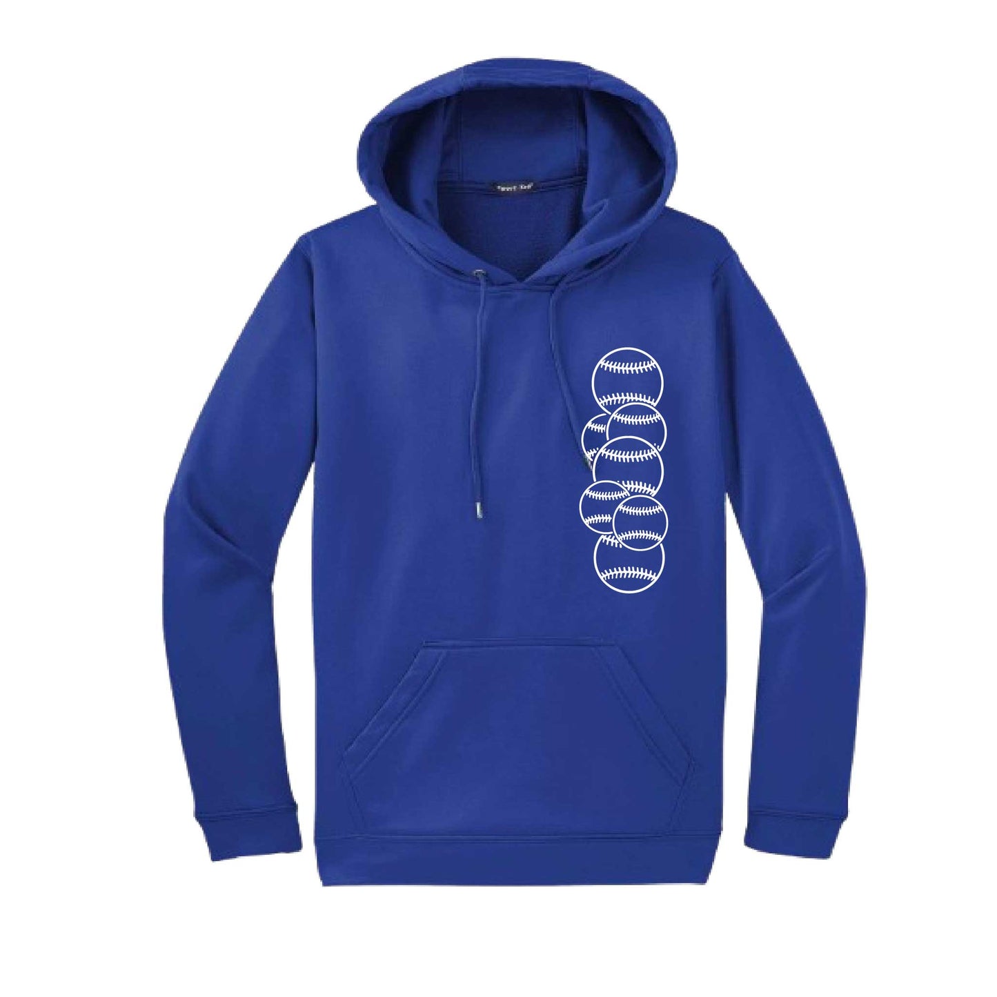 Full Count | Unisex Hoodie Athletic Baseball Sweatshirt | 50% Cotton/50% Polyester