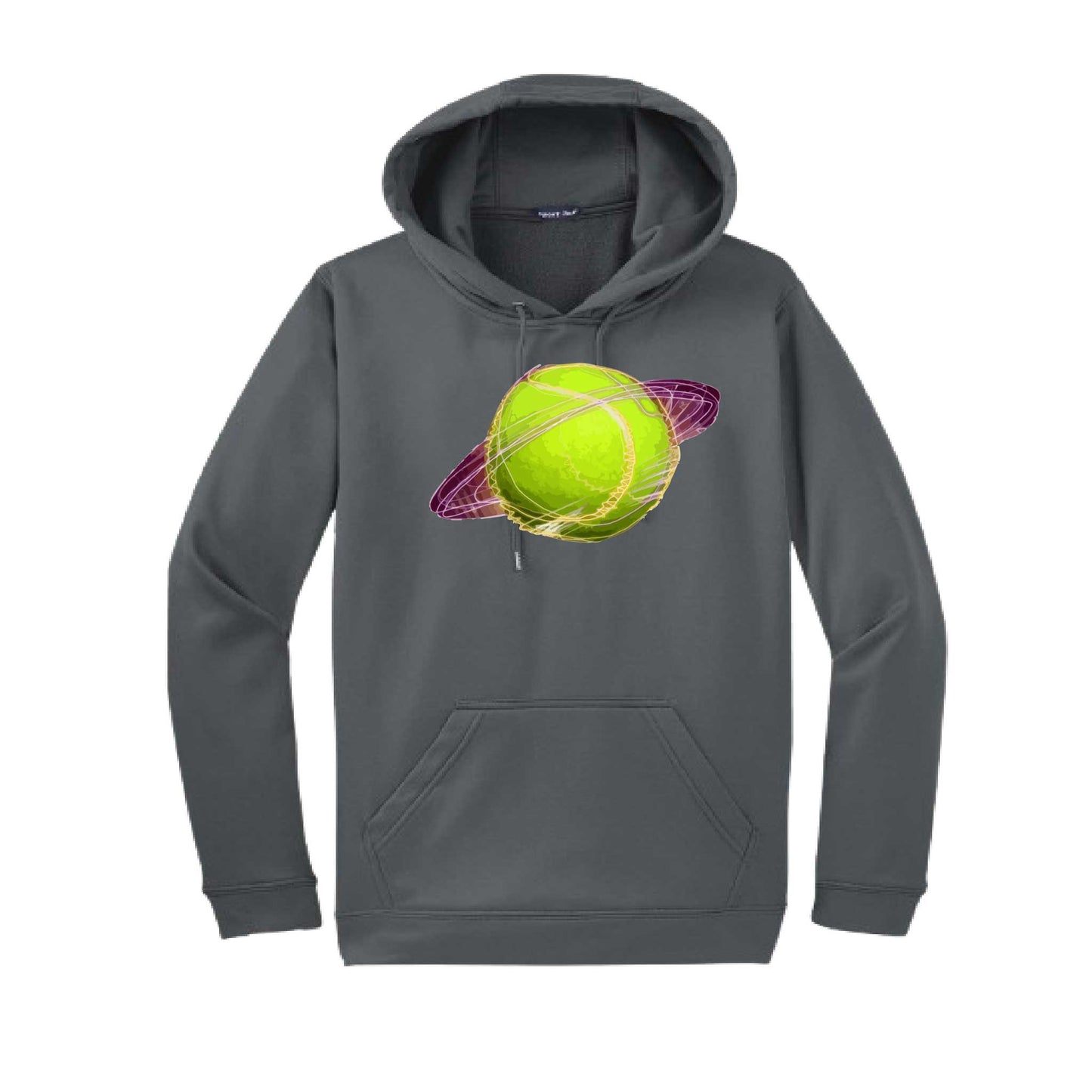 Galactic Tennis | Unisex Hoodie Athletic Tennis Sweatshirt | 50% Cotton/50% Polyester