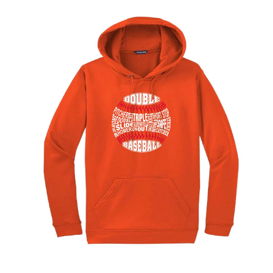 Grand Slam | Unisex Hoodie Athletic Baseball Sweatshirt | 50% Cotton/50% Polyester