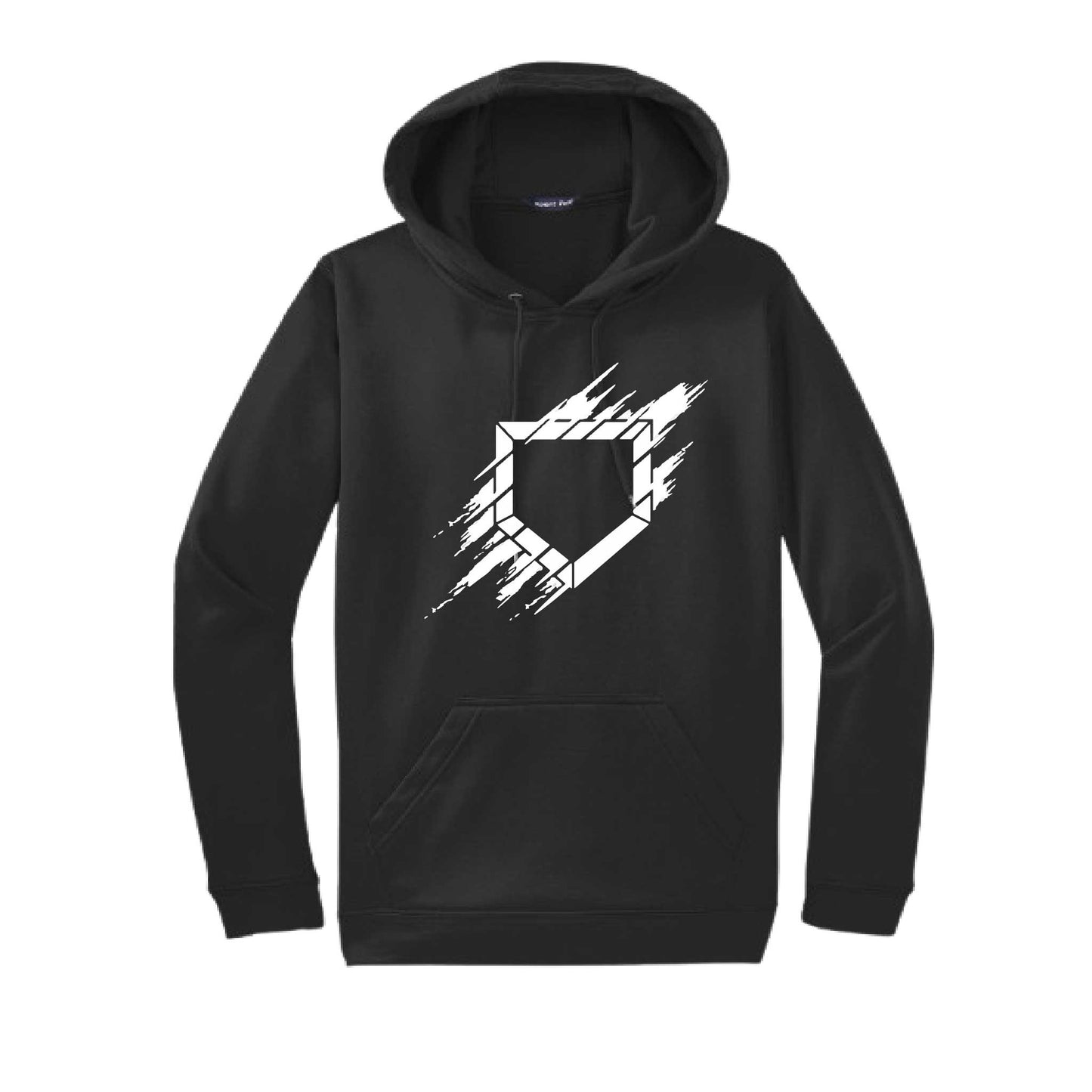 Home Plate | Unisex Hoodie Athletic Baseball Sweatshirt | 50% Cotton/50% Polyester