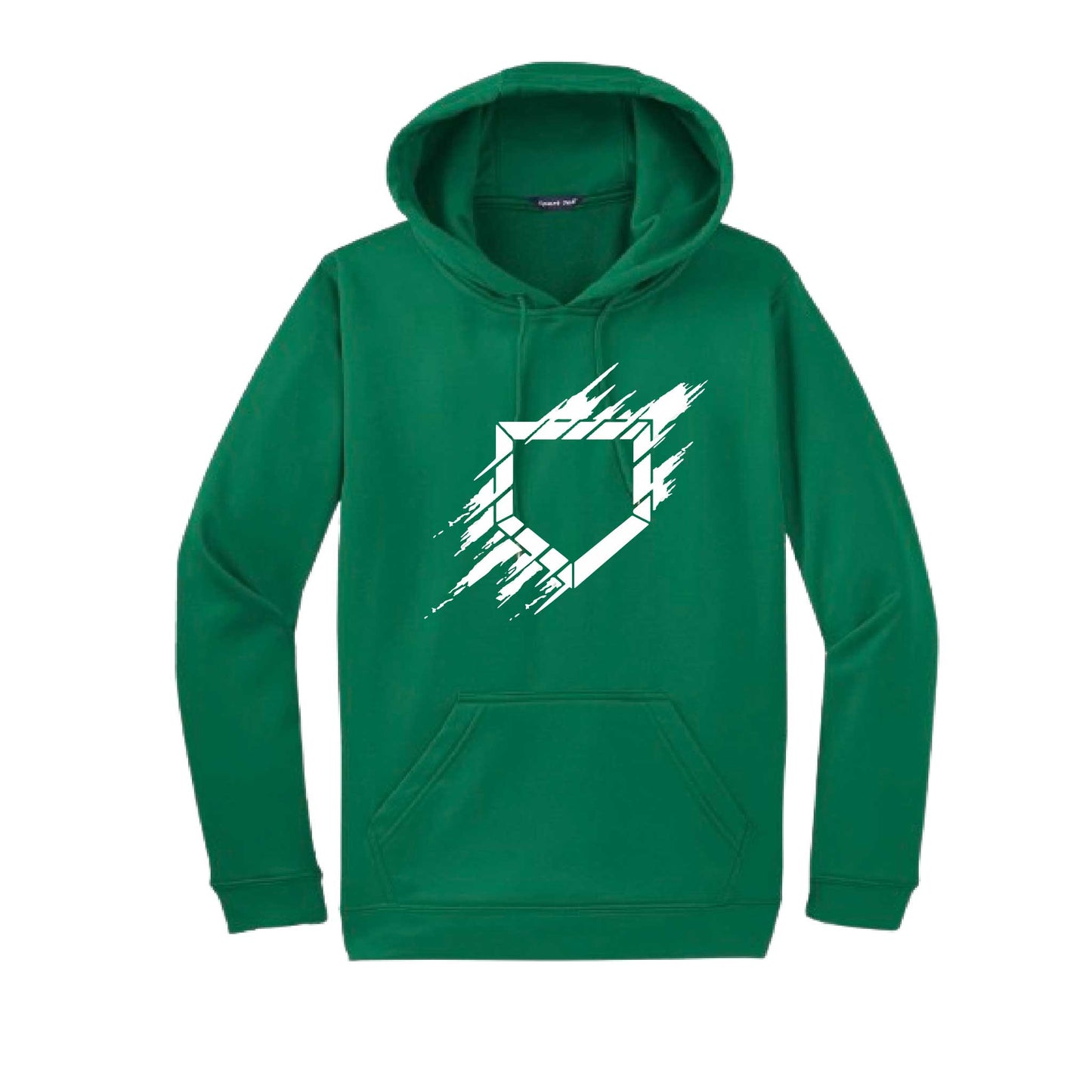 Home Plate | Unisex Hoodie Athletic Baseball Sweatshirt | 50% Cotton/50% Polyester