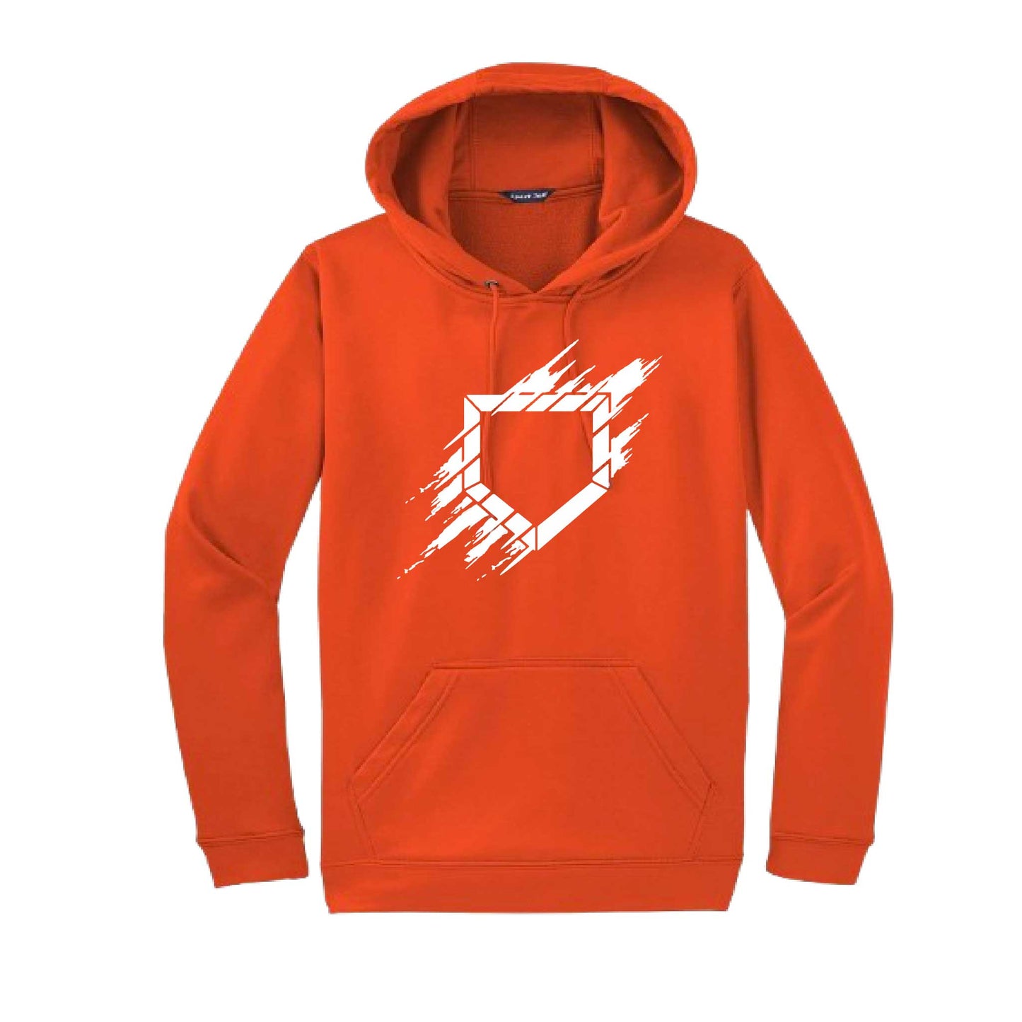 Home Plate | Unisex Hoodie Athletic Baseball Sweatshirt | 50% Cotton/50% Polyester