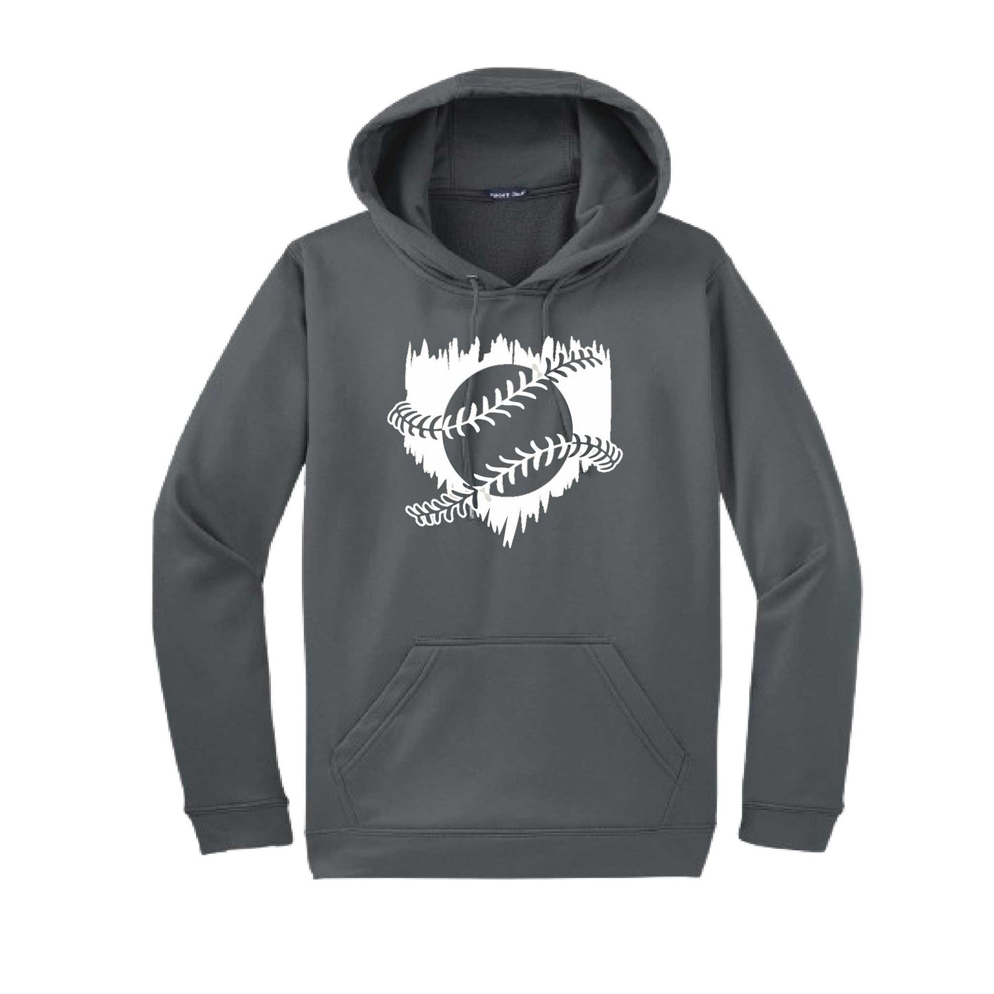 Home Run | Unisex Hoodie Athletic Baseball Sweatshirt | 50% Cotton/50% Polyester