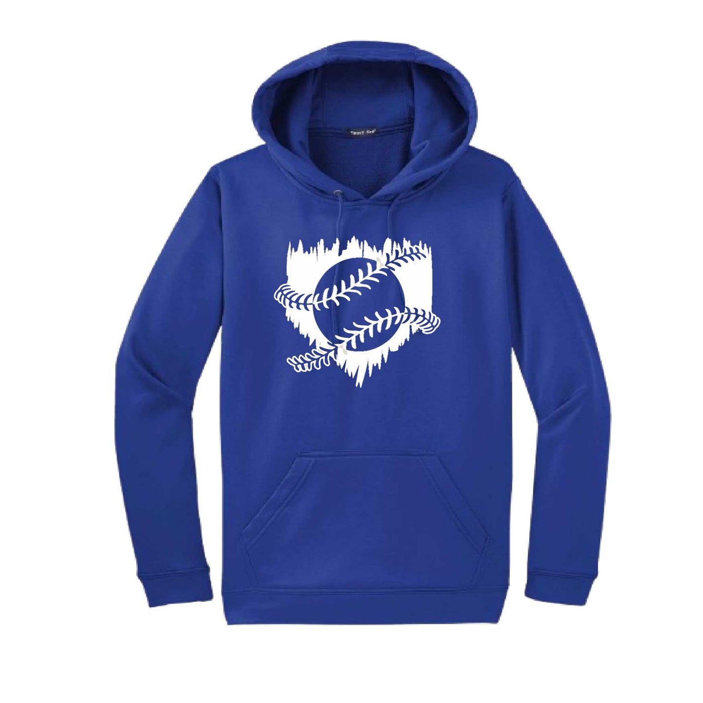 Home Run | Unisex Hoodie Athletic Baseball Sweatshirt | 50% Cotton/50% Polyester