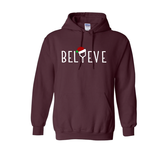 Believe | Unisex Hoodie Athletic Sweatshirt | 50% Cotton/50% Polyester