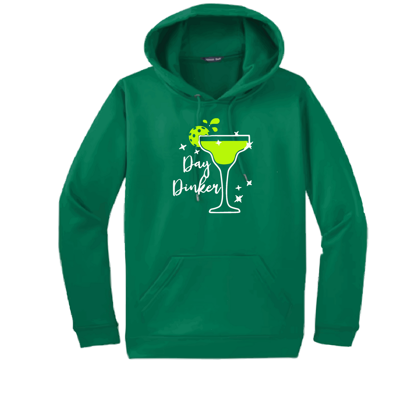 Day Dinker Pickleball Lime | Unisex Hoodie Athletic Sweatshirt | 50% Cotton/50% Polyester