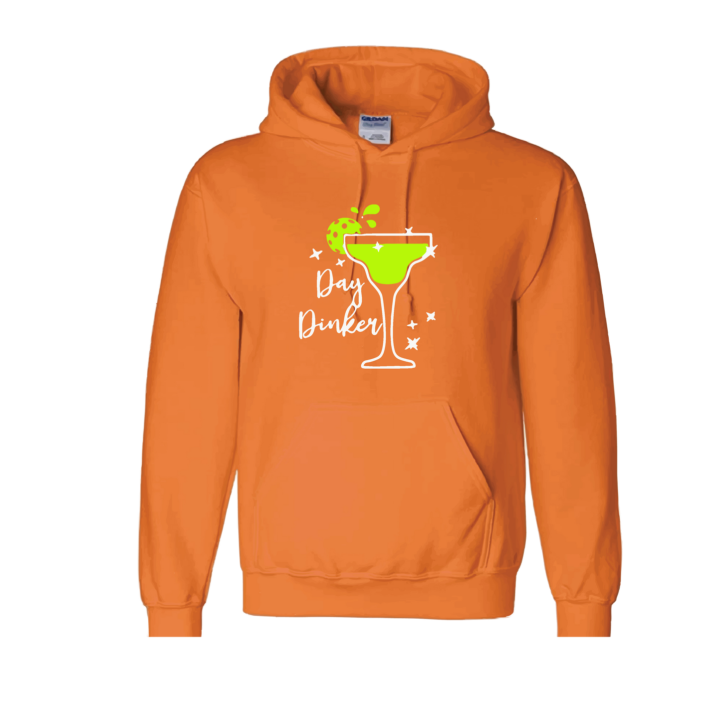 Day Dinker Pickleball Lime | Unisex Hoodie Athletic Sweatshirt | 50% Cotton/50% Polyester