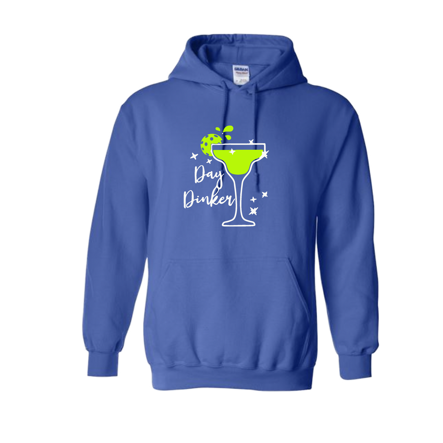 Day Dinker Pickleball Lime | Unisex Hoodie Athletic Sweatshirt | 50% Cotton/50% Polyester