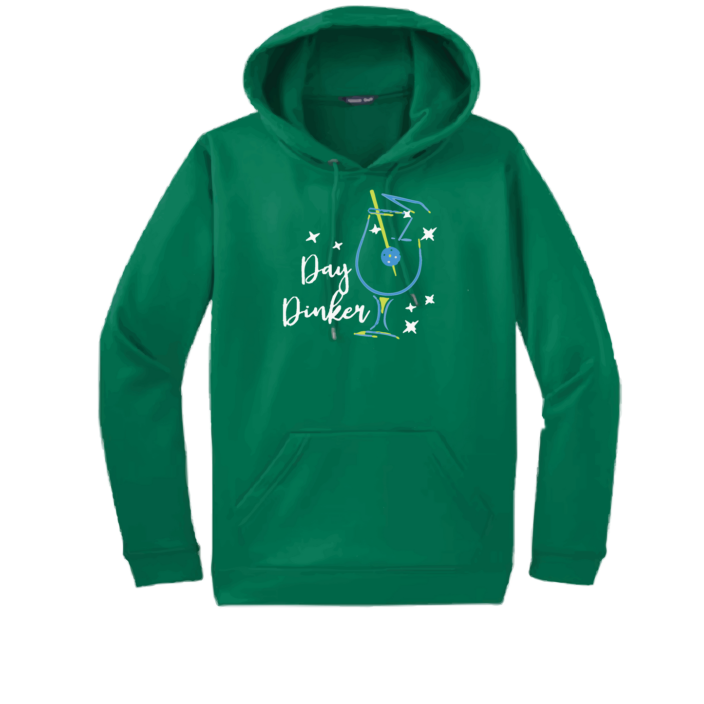 Day Dinker Pickleball Olive | Unisex Hoodie Athletic Sweatshirt | 50% Cotton/50% Polyester