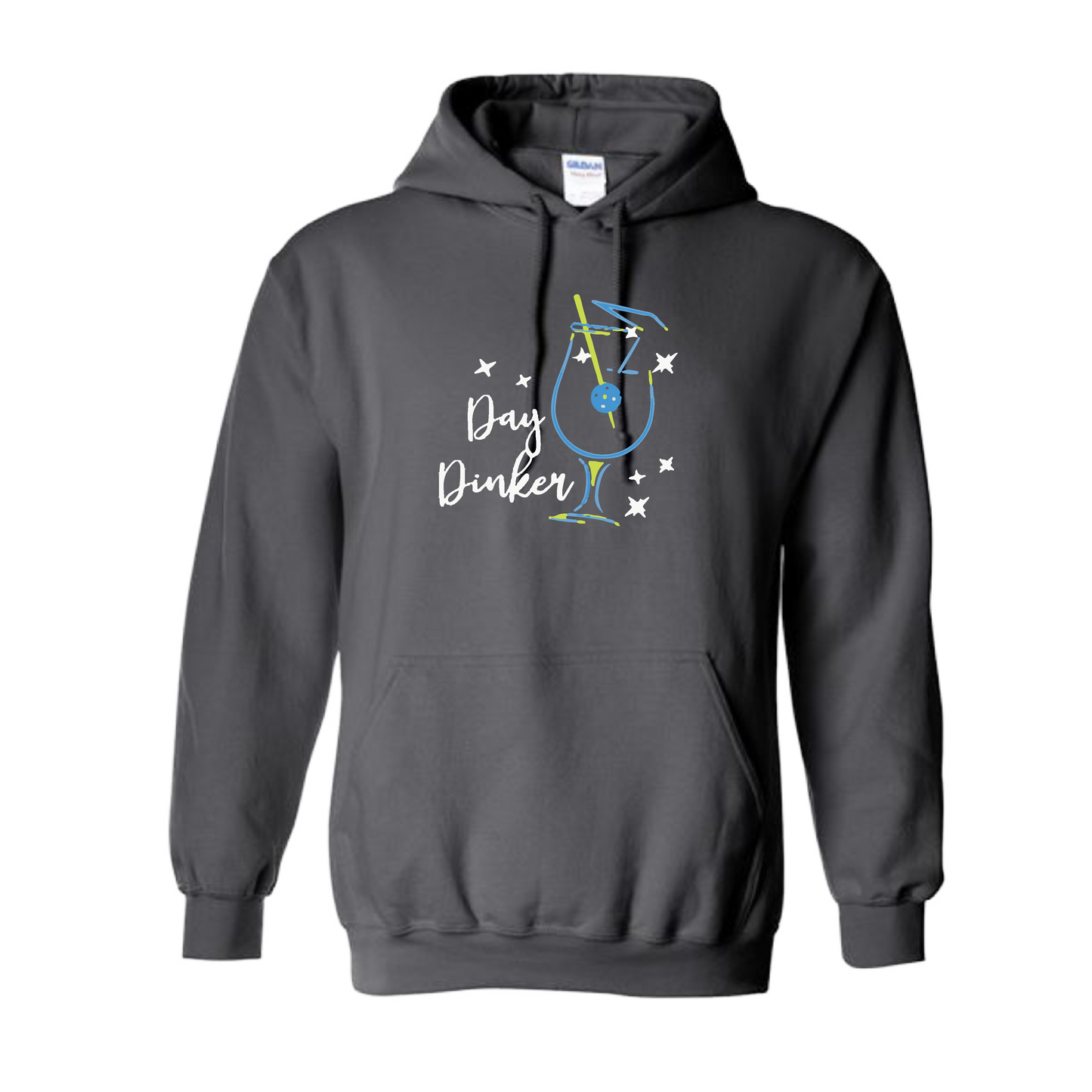 Day Dinker Pickleball Olive | Unisex Hoodie Athletic Sweatshirt | 50% Cotton/50% Polyester