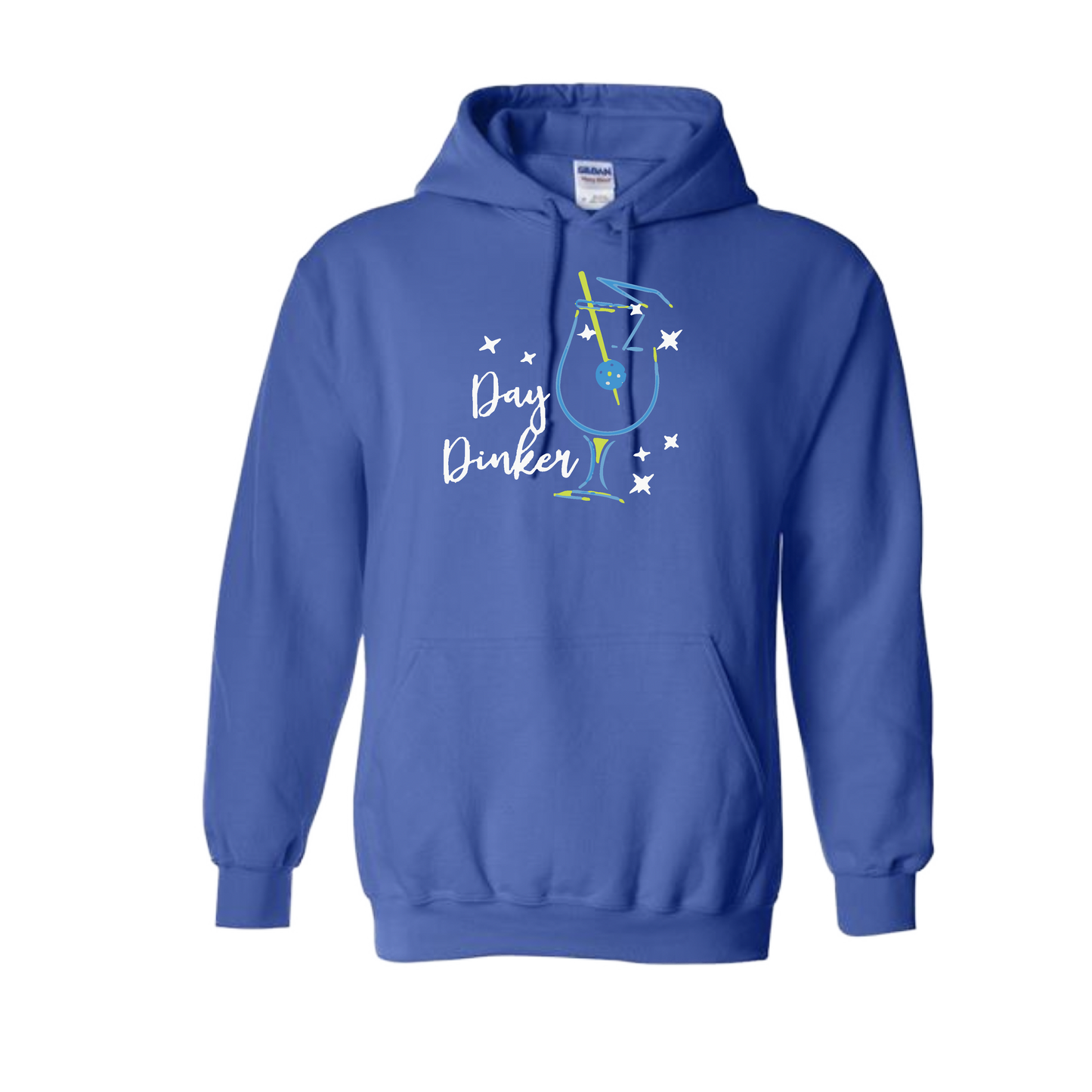 Day Dinker Pickleball Olive | Unisex Hoodie Athletic Sweatshirt | 50% Cotton/50% Polyester