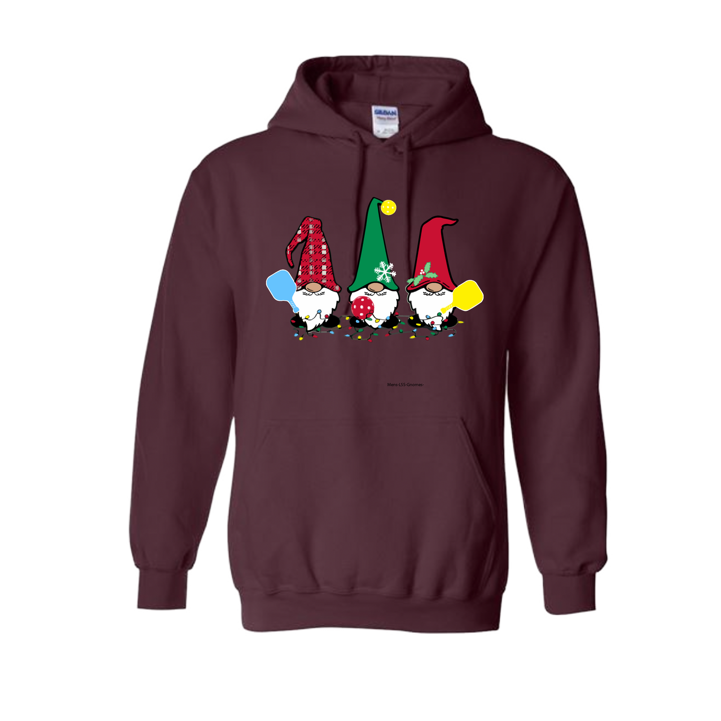 Christmas Gnomes | Unisex Hoodie Athletic Sweatshirt | 50% Cotton/50% Polyester