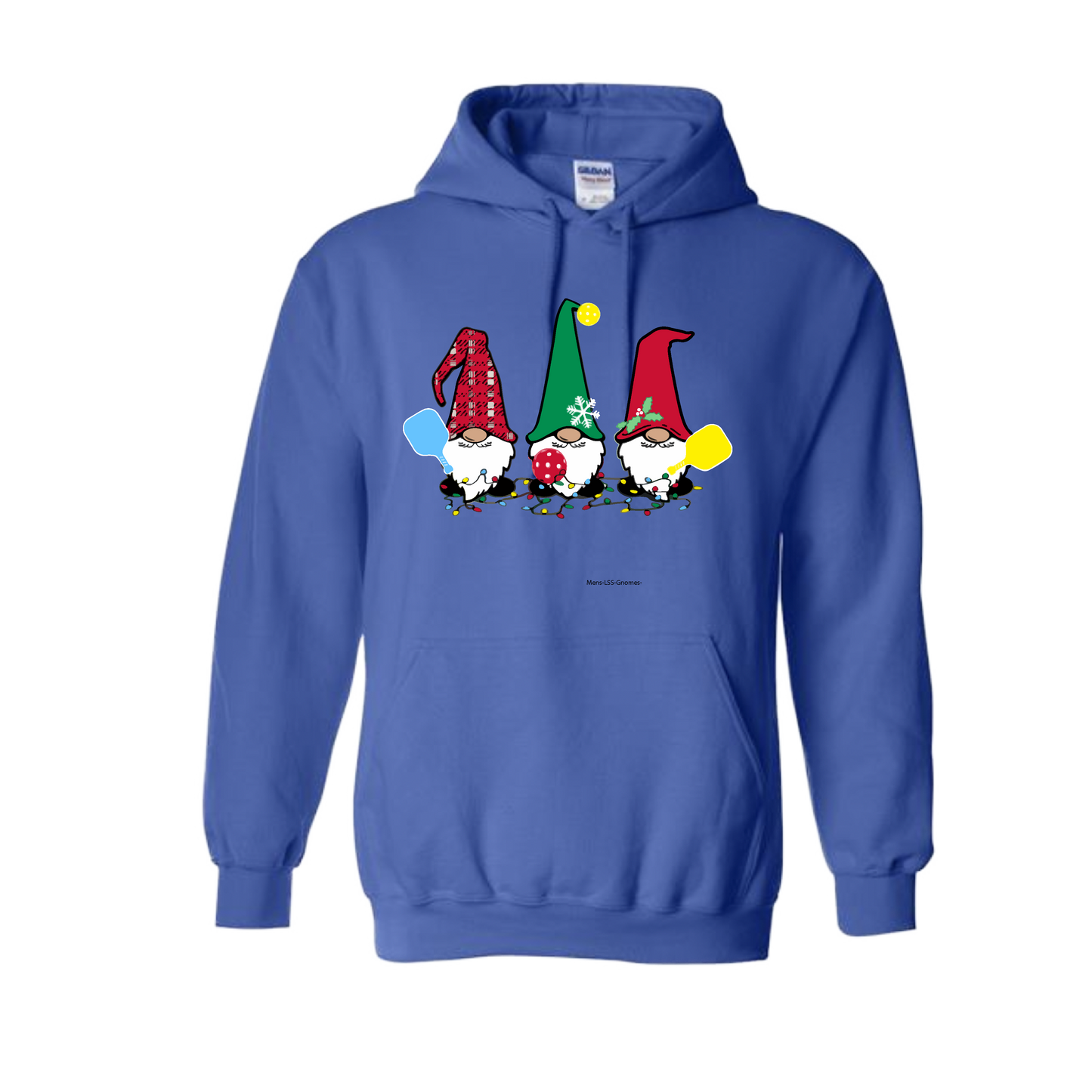 Christmas Gnomes | Unisex Hoodie Athletic Sweatshirt | 50% Cotton/50% Polyester