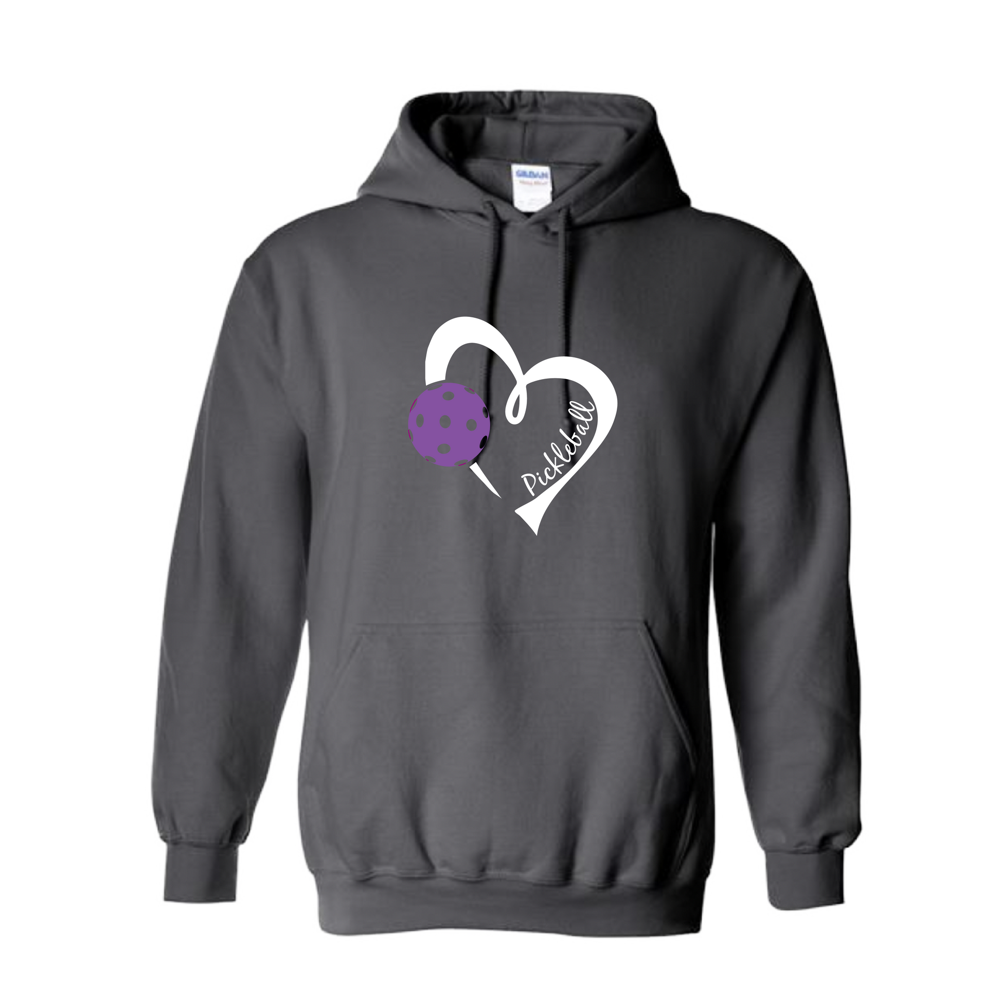 This unisex hoodie is designed to keep the wearer warm and comfortable on the Pickleball court. It features a double-lined hood, moisture-wicking material, and a front pouch pocket. With its unique design, it provides both fashion and function.