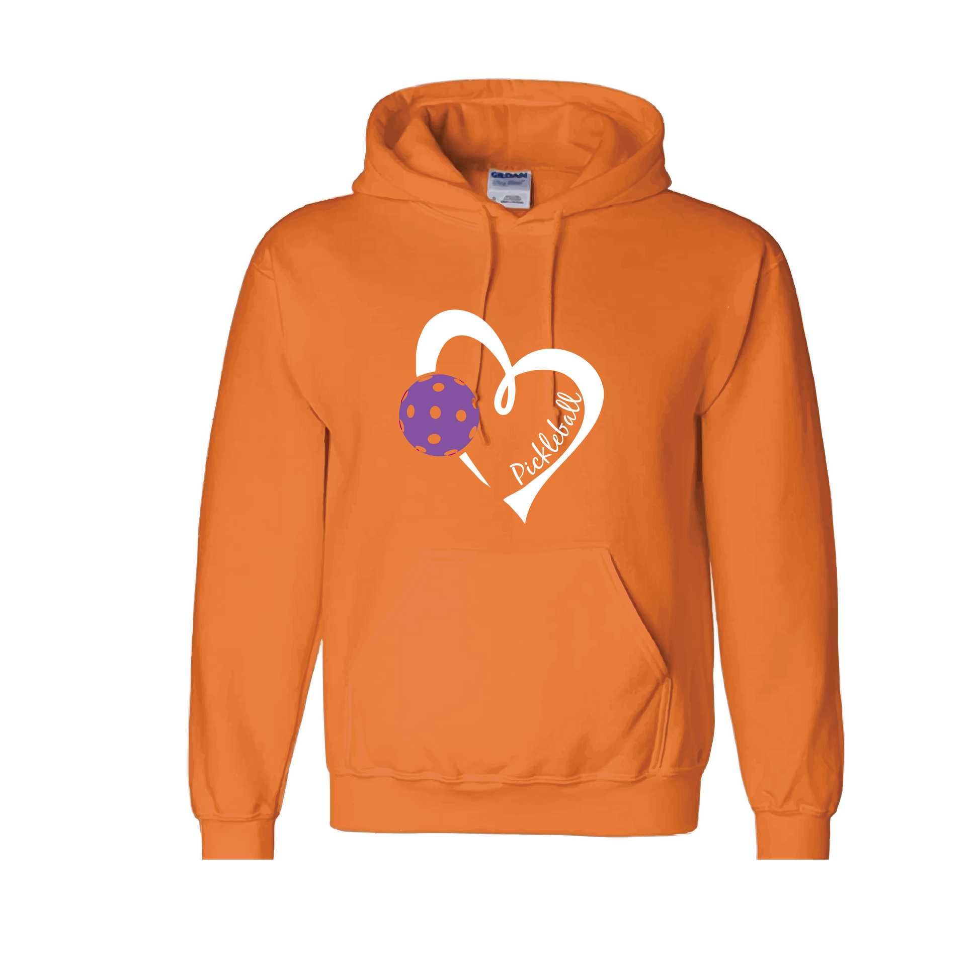 This unisex hoodie is designed to keep the wearer warm and comfortable on the Pickleball court. It features a double-lined hood, moisture-wicking material, and a front pouch pocket. With its unique design, it provides both fashion and function.