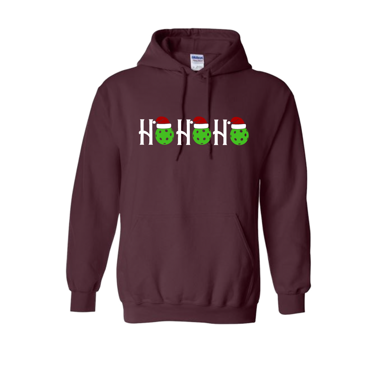 Ho Ho Ho | Unisex Hoodie Athletic Sweatshirt | 50% Cotton/50% Polyester