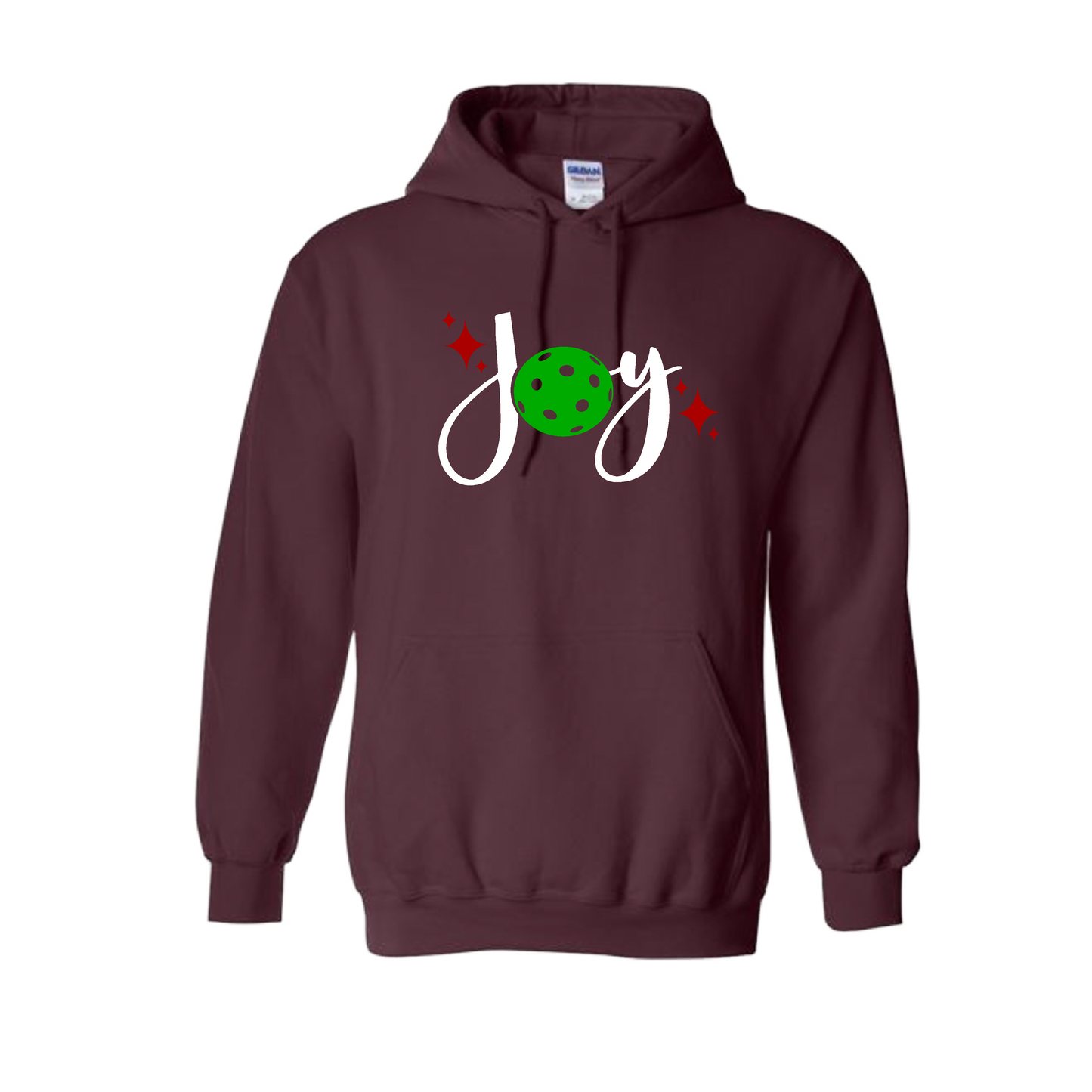 Joy | Unisex Hoodie Athletic Sweatshirt | 50% Cotton/50% Polyester