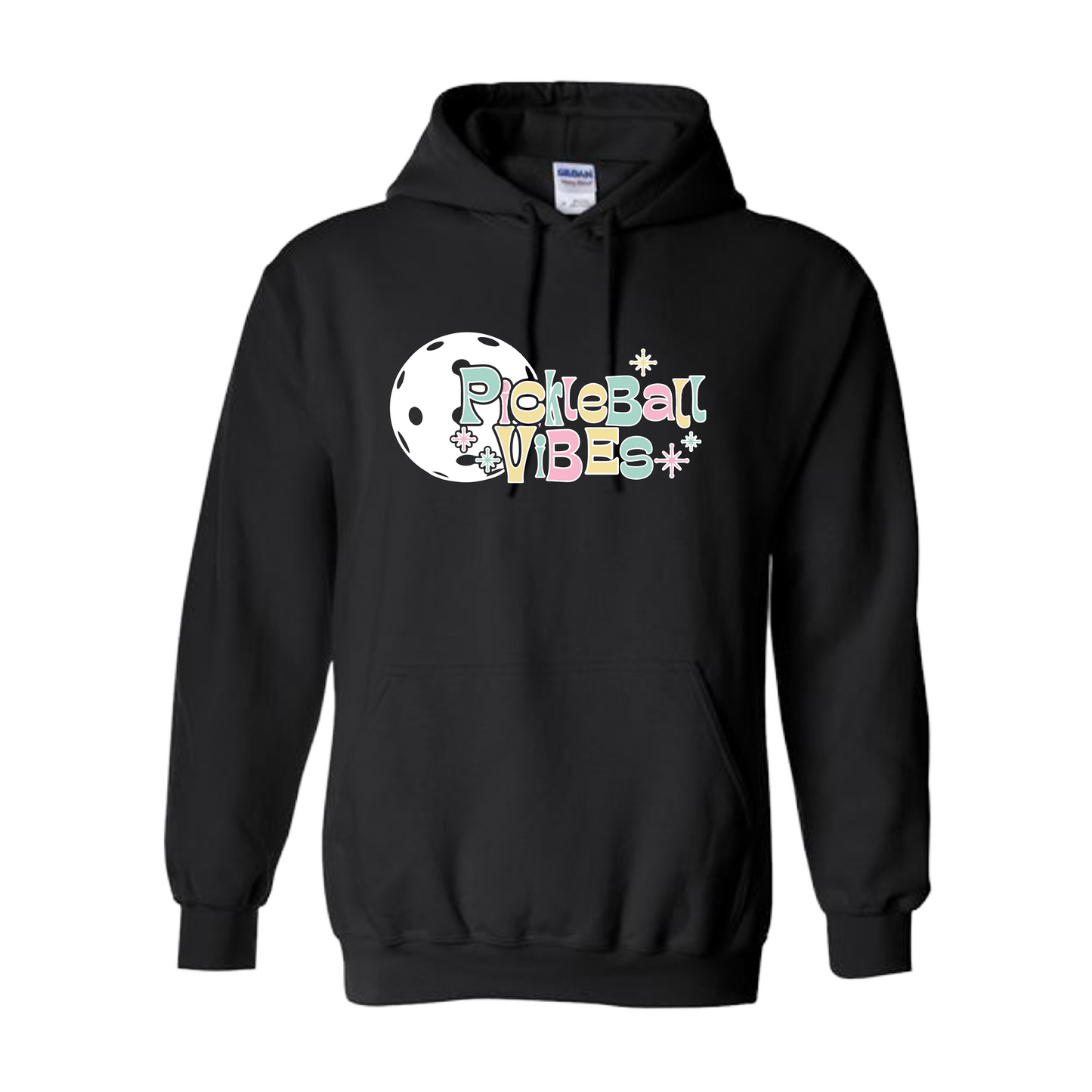 Pickleball Vibes | Unisex Hoodie Athletic Sweatshirt | 50% Cotton/50% Polyester
