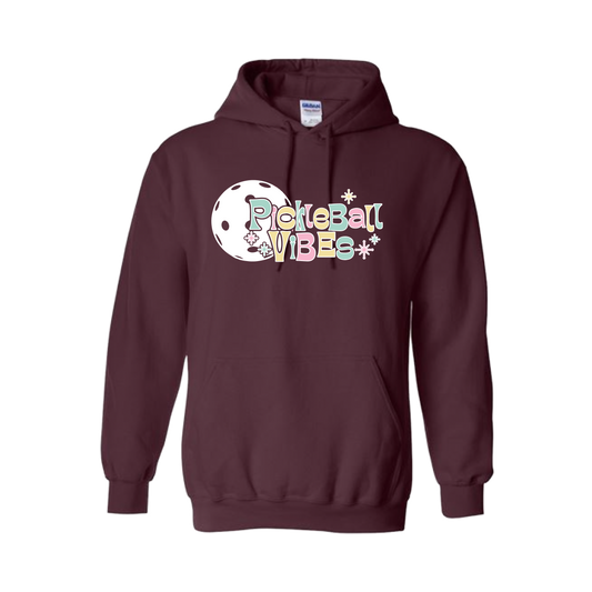 Pickleball Vibes | Unisex Hoodie Athletic Sweatshirt | 50% Cotton/50% Polyester