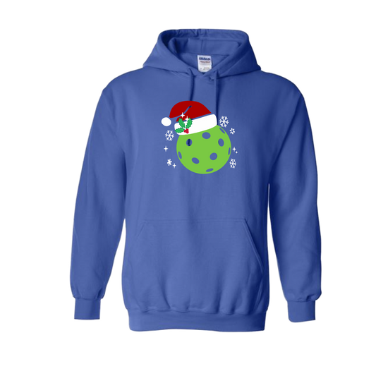 Santa Hat | Unisex Hoodie Athletic Sweatshirt | 50% Cotton/50% Polyester