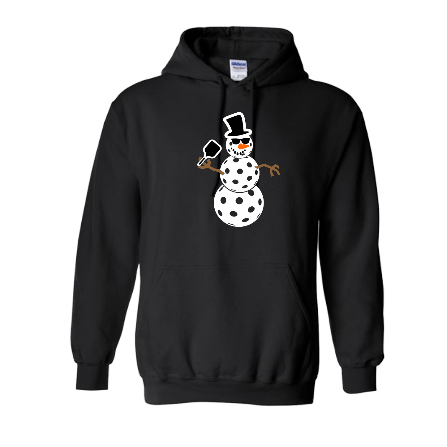 Snowman | Unisex Hoodie Athletic Sweatshirt | 50% Cotton/50% Polyester