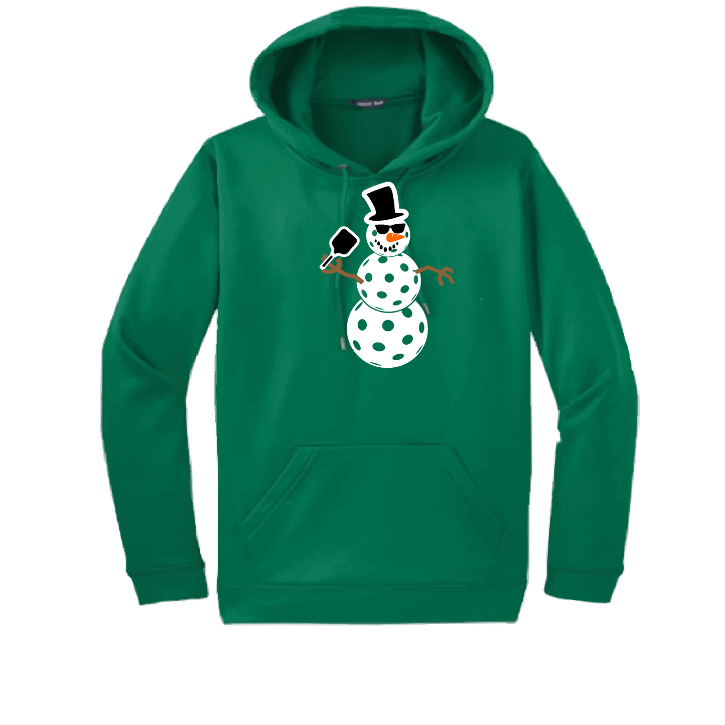 Snowman | Unisex Hoodie Athletic Sweatshirt | 50% Cotton/50% Polyester