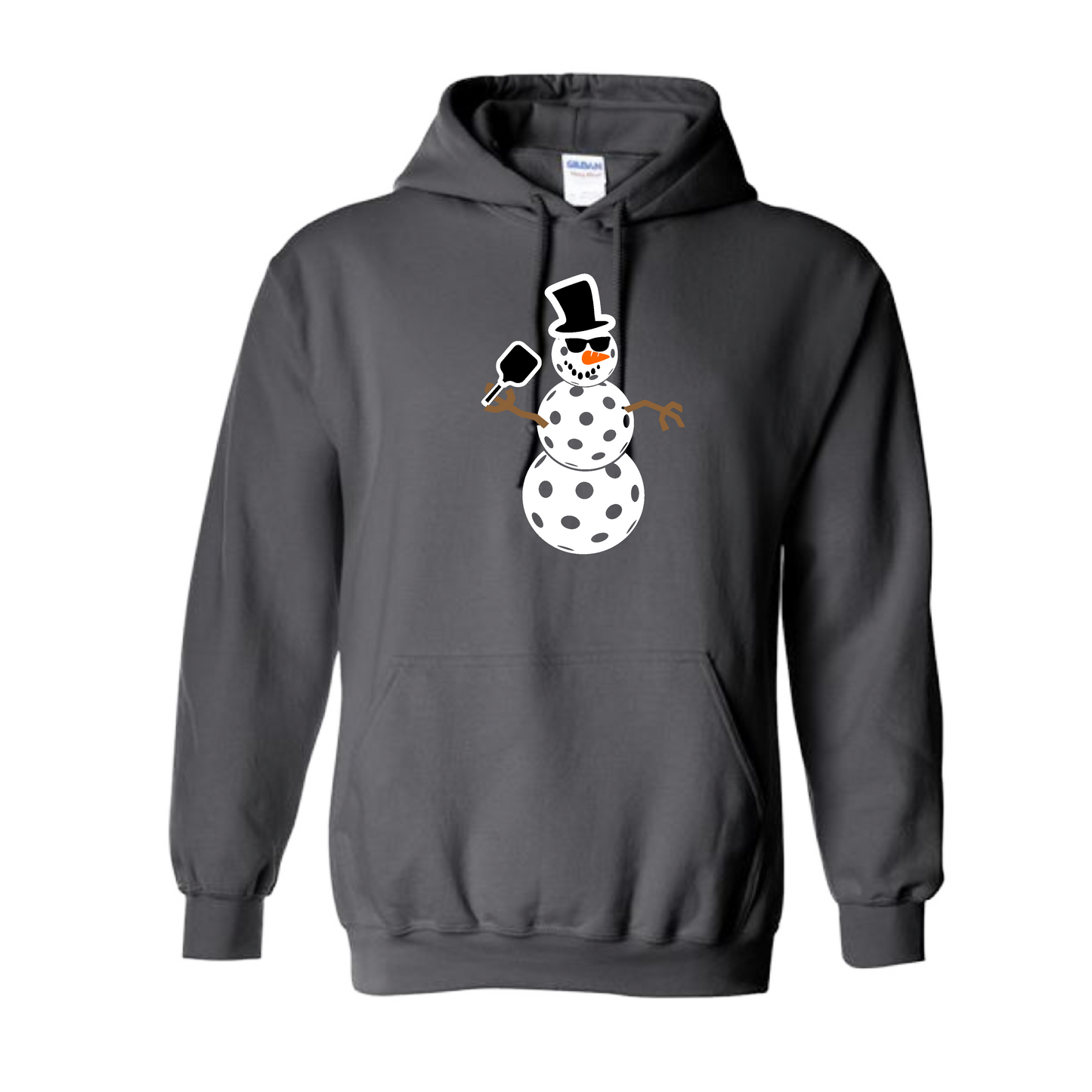 Snowman | Unisex Hoodie Athletic Sweatshirt | 50% Cotton/50% Polyester