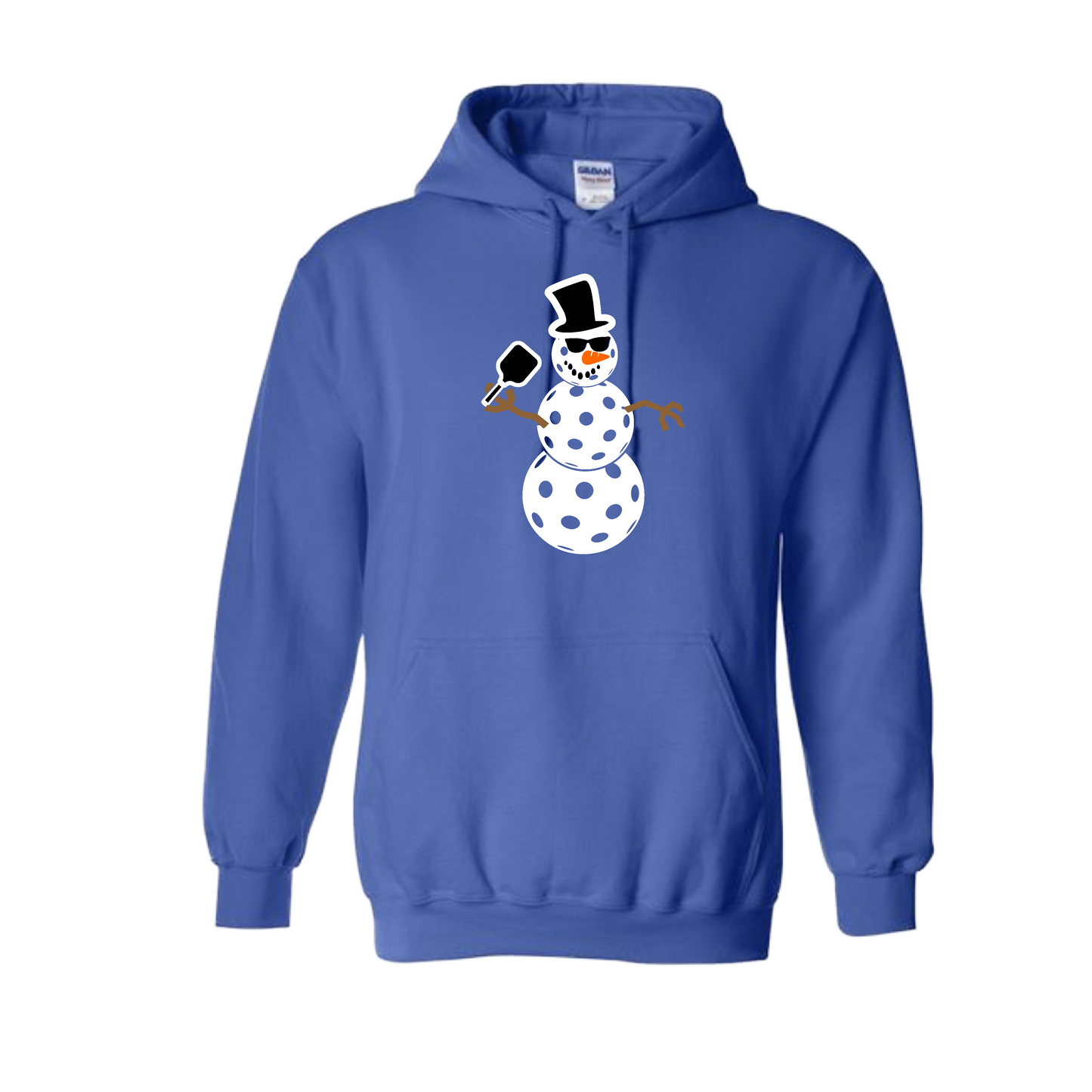 Snowman | Unisex Hoodie Athletic Sweatshirt | 50% Cotton/50% Polyester