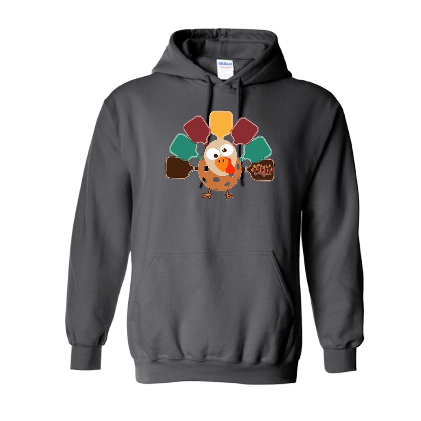 Turkey Pickleball | Unisex Hoodie Athletic Sweatshirt | 50% Cotton/50% Polyester