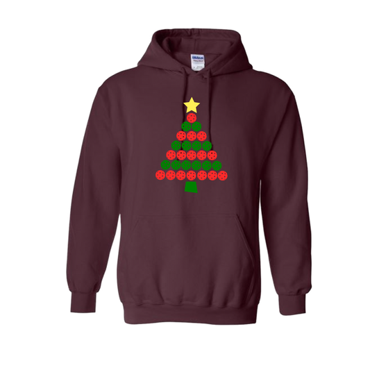 Christmas Tree | Unisex Hoodie Athletic Sweatshirt | 50% Cotton/50% Polyester