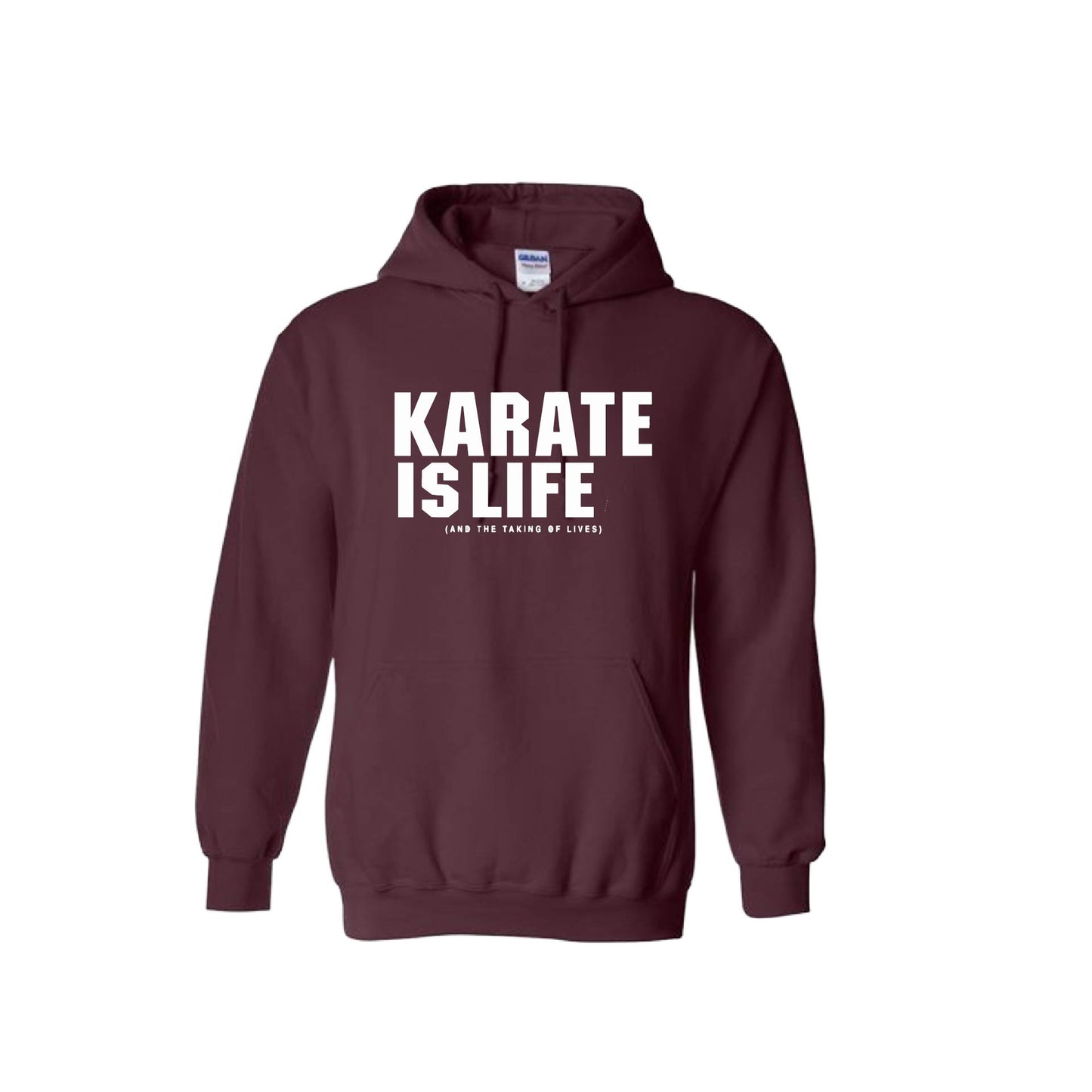 Karate is Life | Unisex Hoodie Athletic Karate Sweatshirt | 50% Cotton/50% Polyester