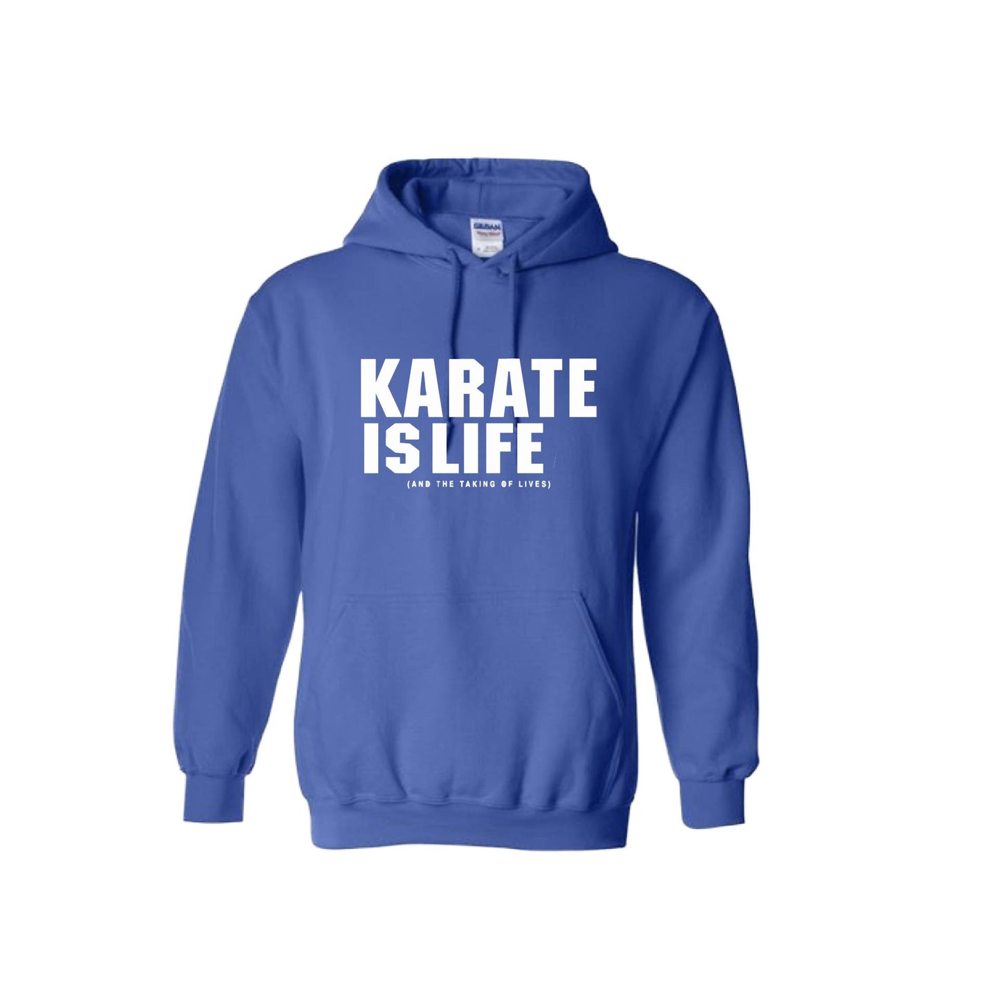 Karate is Life | Unisex Hoodie Athletic Karate Sweatshirt | 50% Cotton/50% Polyester
