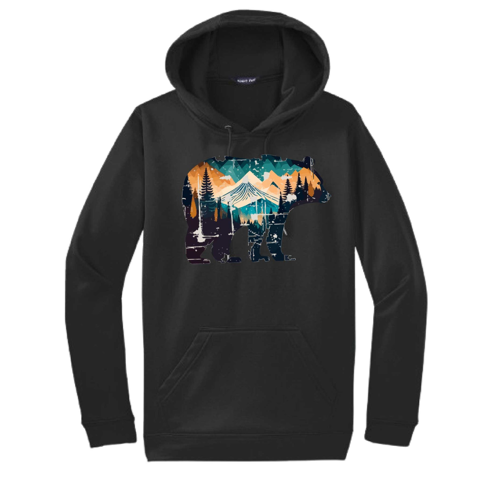 Bear Mountain | Unisex Hoodie Camping Sweatshirt | 50% Cotton/50% Polyester