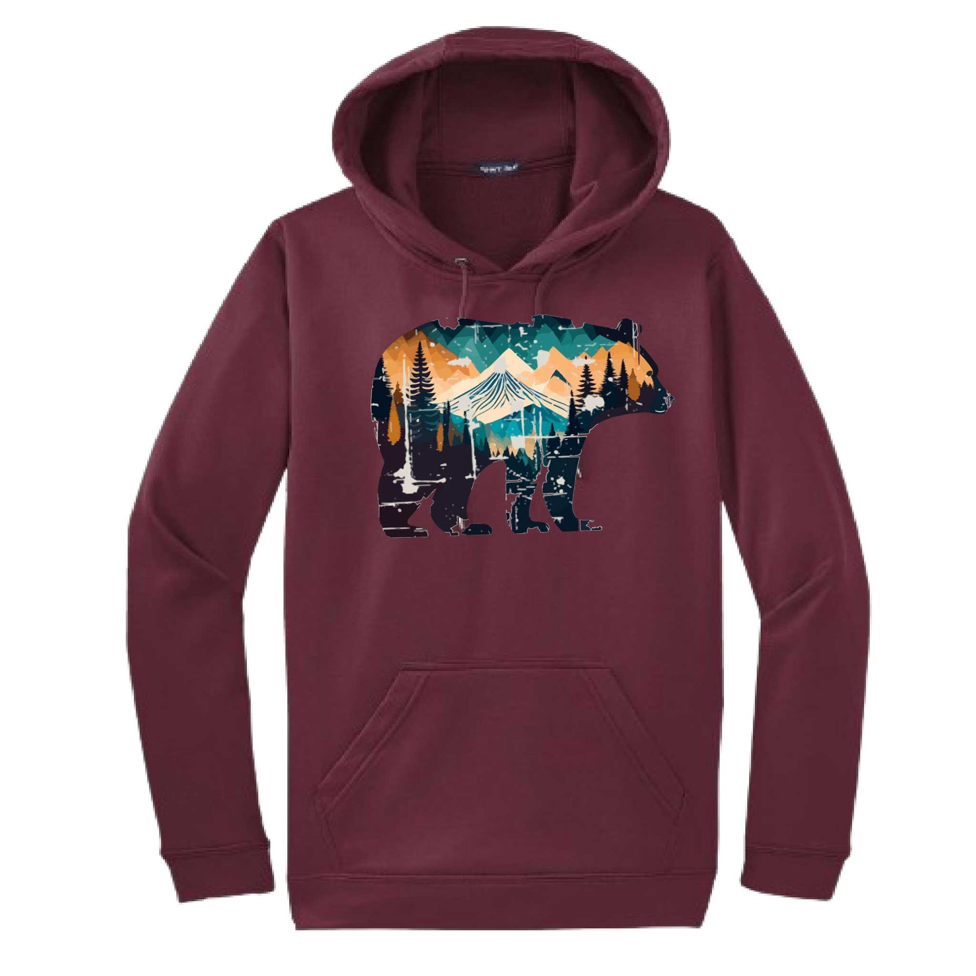 Bear Mountain | Unisex Hoodie Camping Sweatshirt | 50% Cotton/50% Polyester