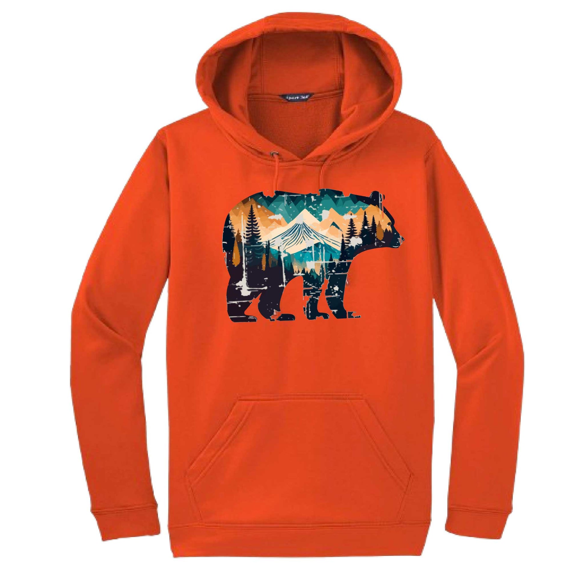 Bear Mountain | Unisex Hoodie Camping Sweatshirt | 50% Cotton/50% Polyester
