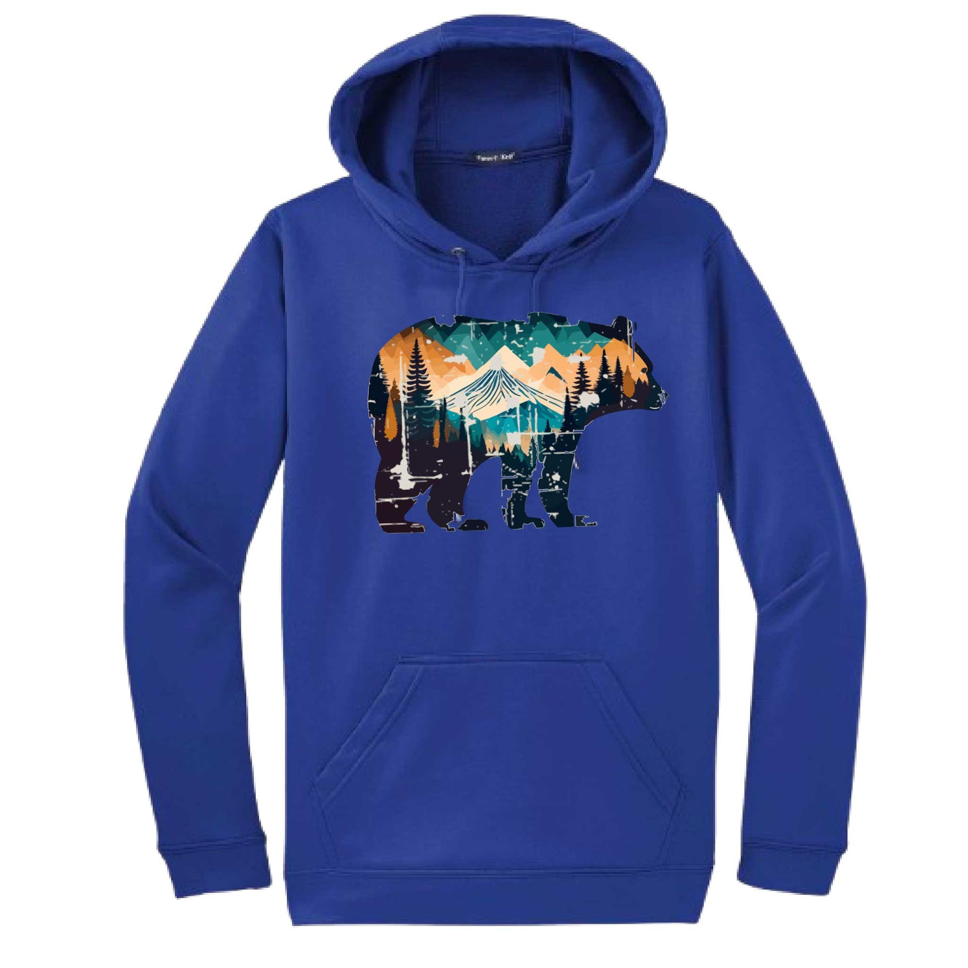 Bear Mountain | Unisex Hoodie Camping Sweatshirt | 50% Cotton/50% Polyester