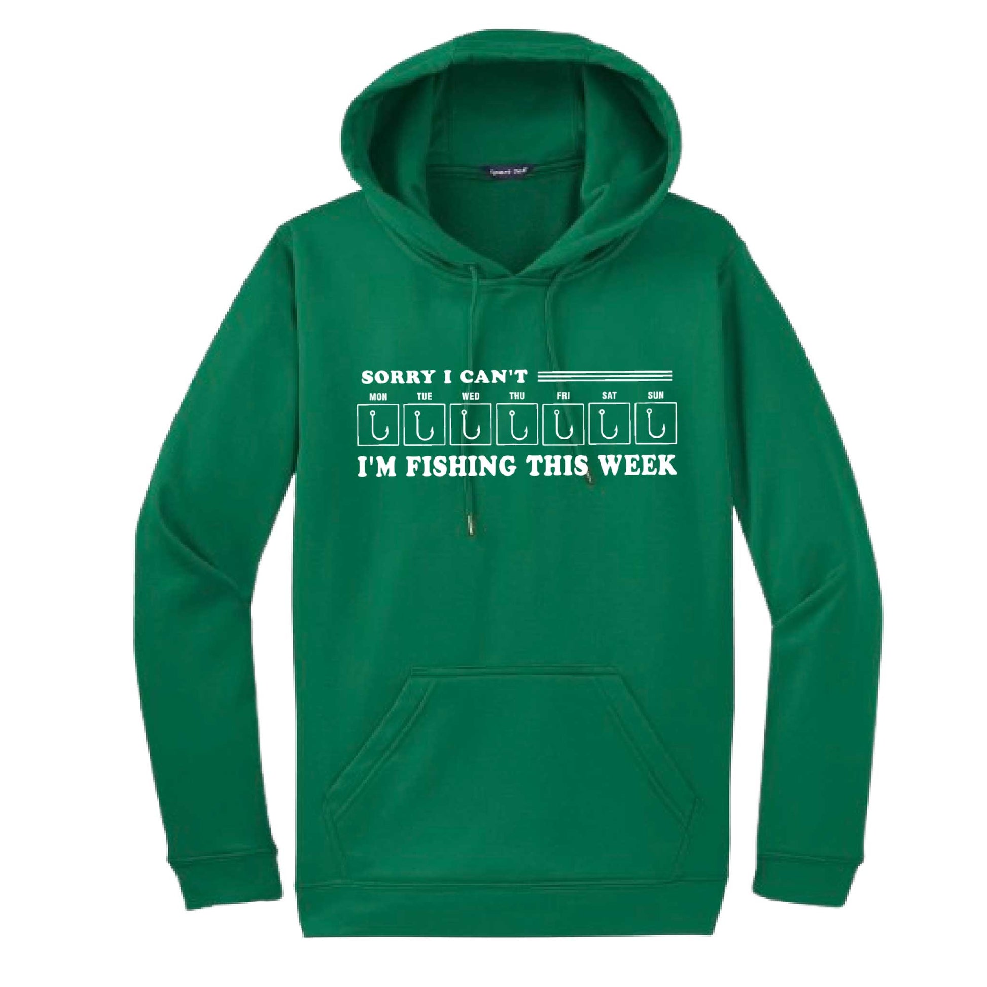 Sorry I Can't I'm Busy This Week Fishing | Unisex Hoodie Camping Sweatshirt | 50% Cotton/50% Polyester