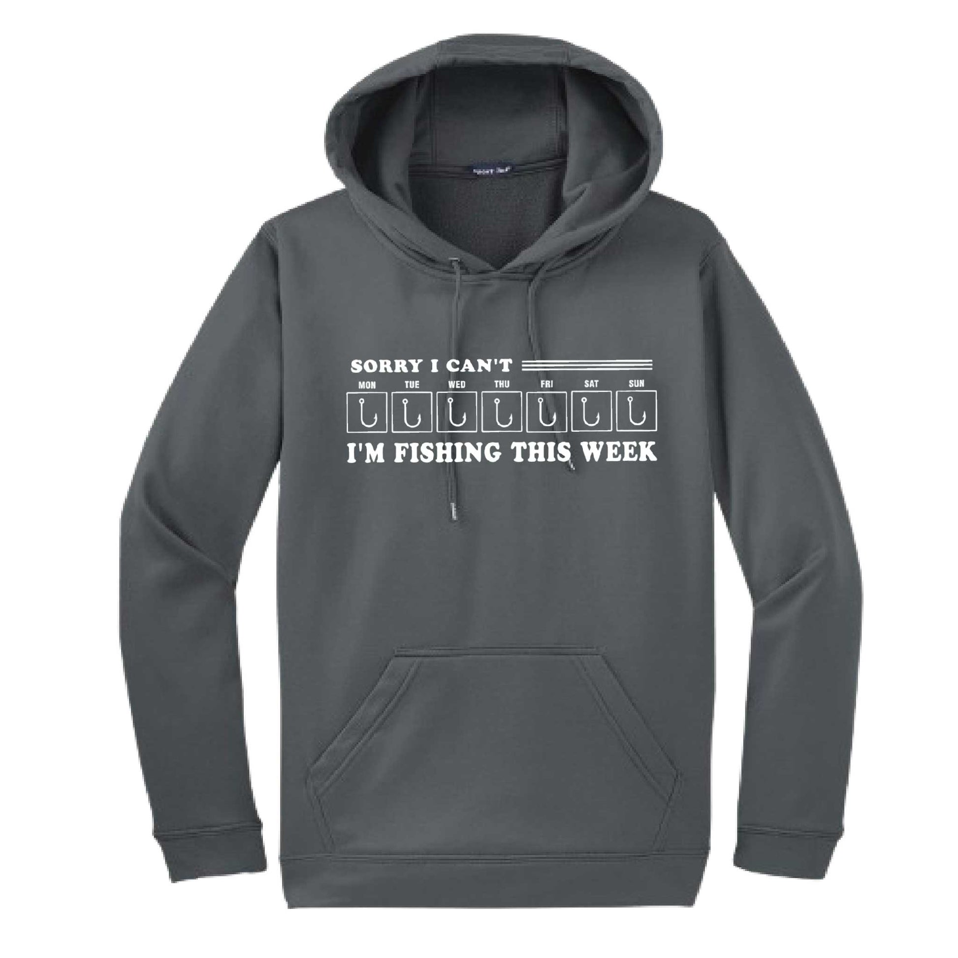 Sorry I Can't I'm Busy This Week Fishing | Unisex Hoodie Camping Sweatshirt | 50% Cotton/50% Polyester