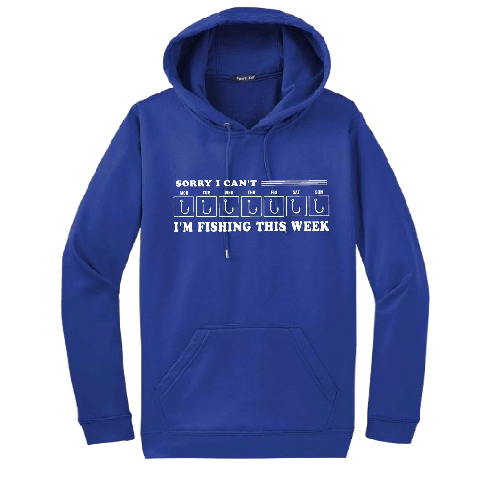 Sorry I Can't I'm Busy This Week Fishing | Unisex Hoodie Camping Sweatshirt | 50% Cotton/50% Polyester