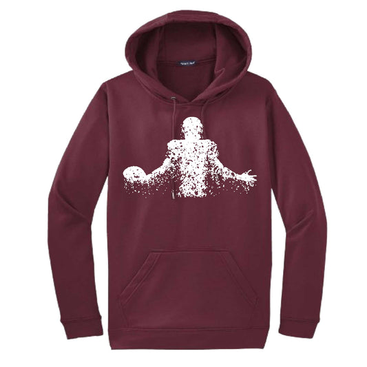 Coming Alive Football | Unisex Hoodie Football Sweatshirt | 50% Cotton/50% Polyester