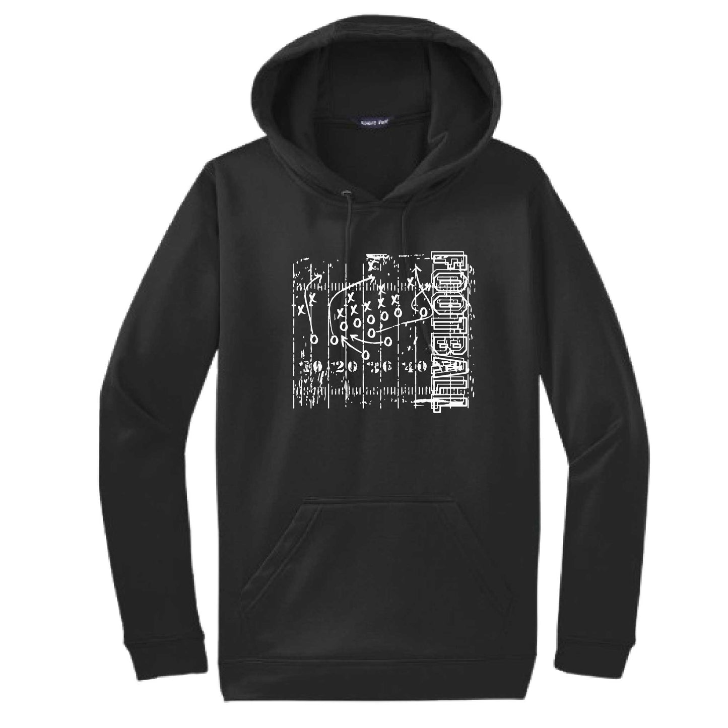 Football Field | Unisex Hoodie Football Sweatshirt | 50% Cotton/50% Polyester