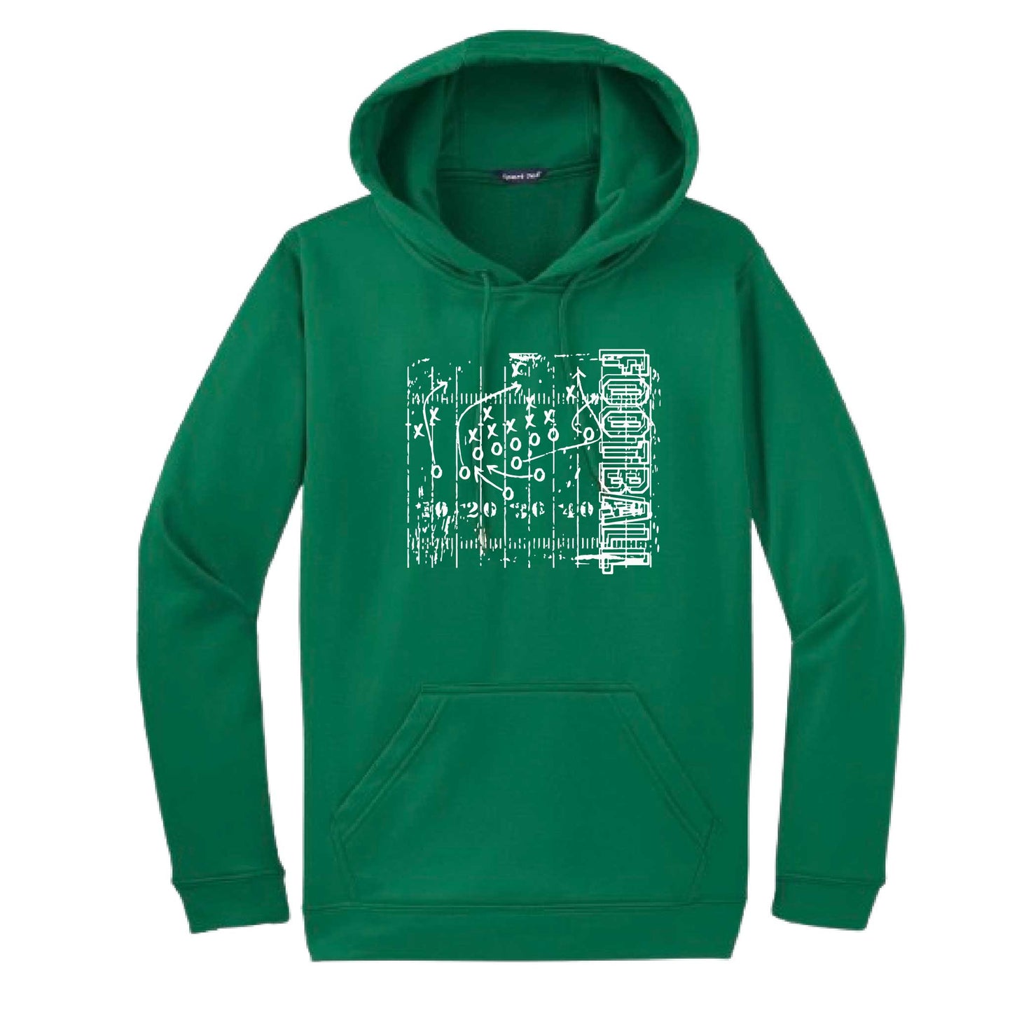 Football Field | Unisex Hoodie Football Sweatshirt | 50% Cotton/50% Polyester