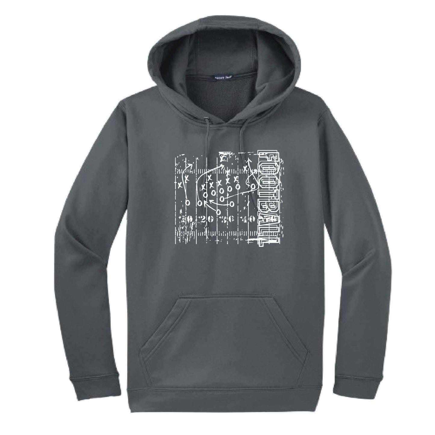 Football Field | Unisex Hoodie Football Sweatshirt | 50% Cotton/50% Polyester
